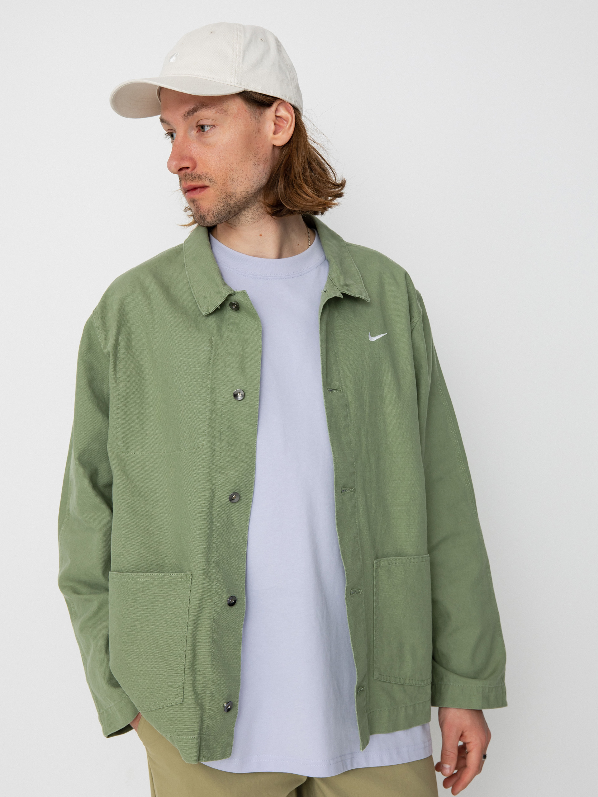 Nike SB NL Chore Coat Jacke (oil green/white)
