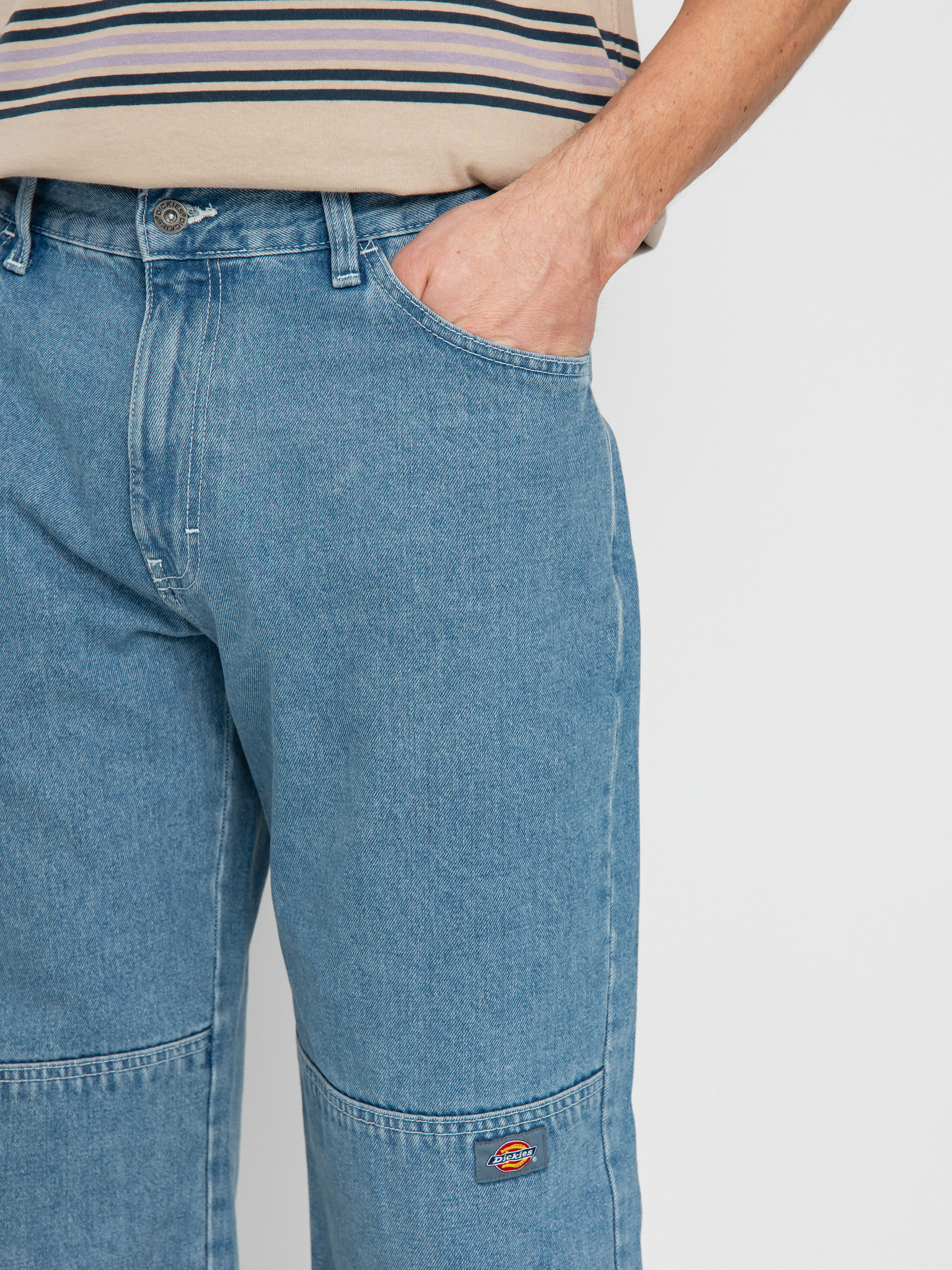 Dickies Double Knee Denim Hose (light wash)