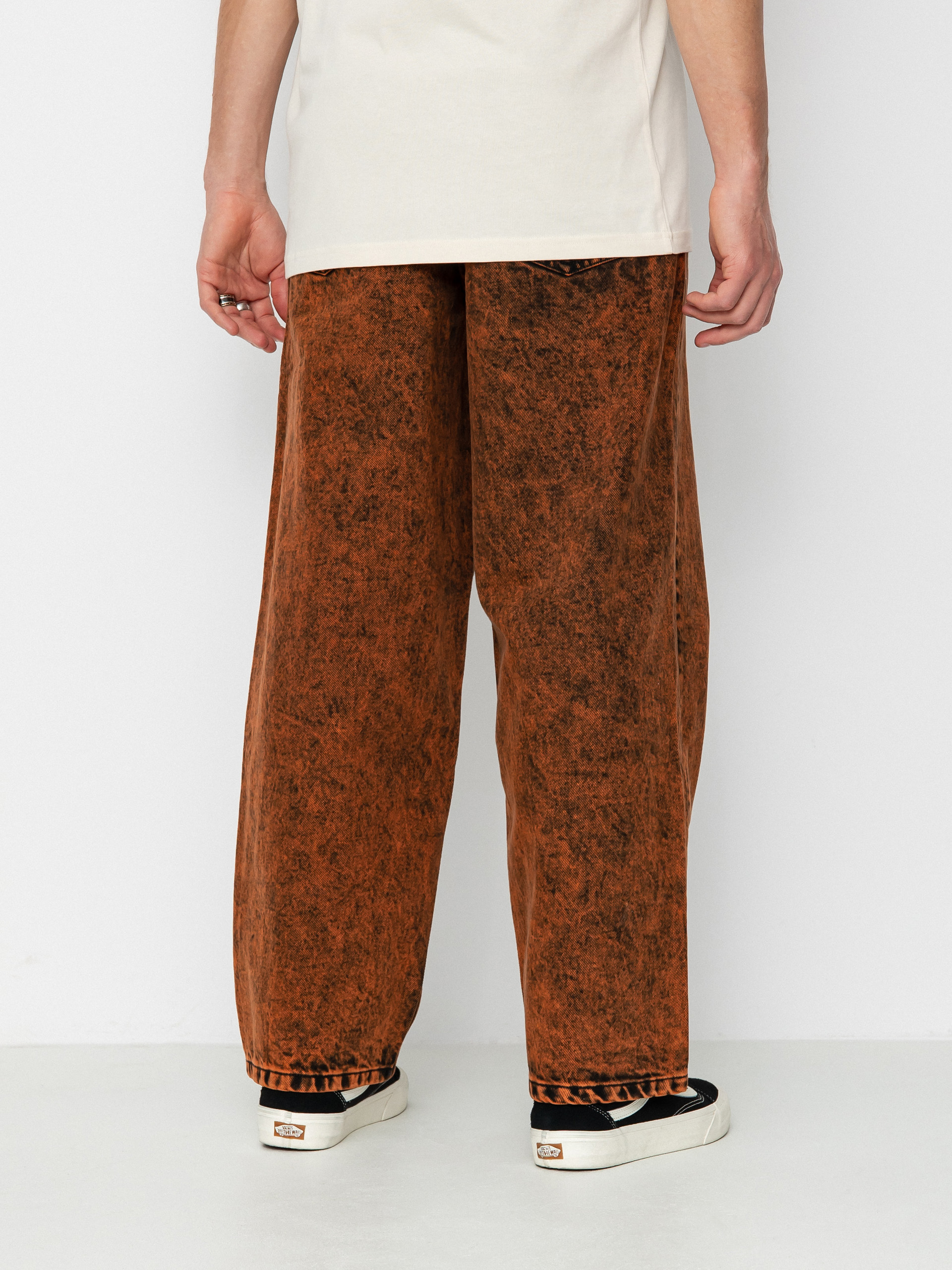 Vans Covina 5Pckt Baggy Denim Pants (scarlet ibis)