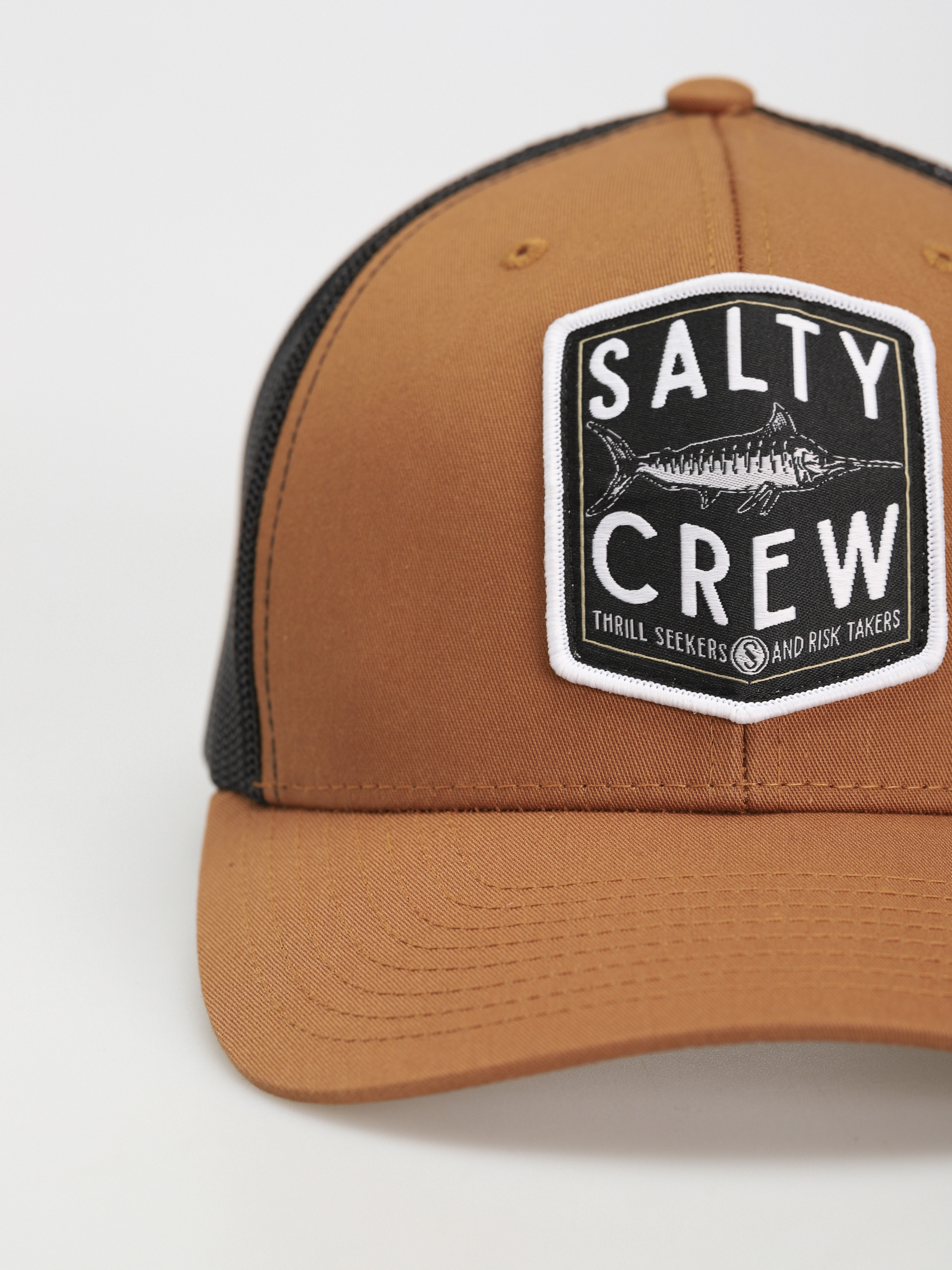 Salty Crew Fishery Retro Cap (camel black)