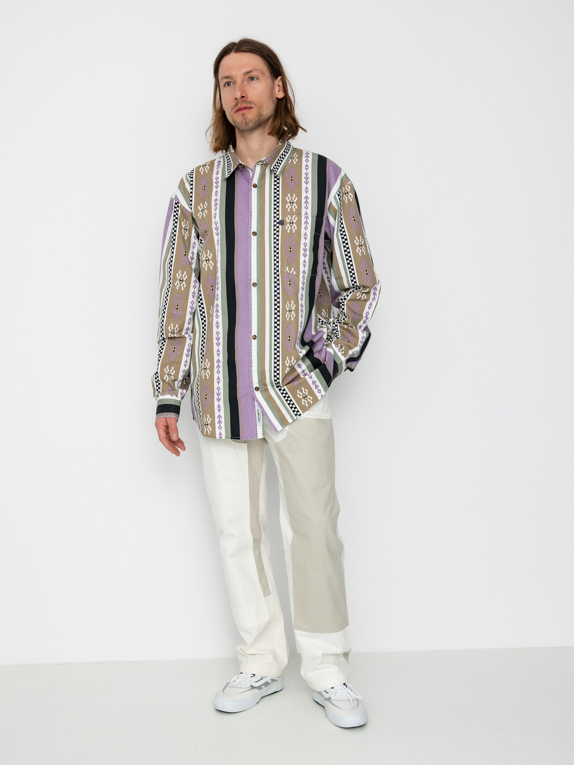 Carhartt WIP Coba Stripe Shirt - multicolor (coba stripe