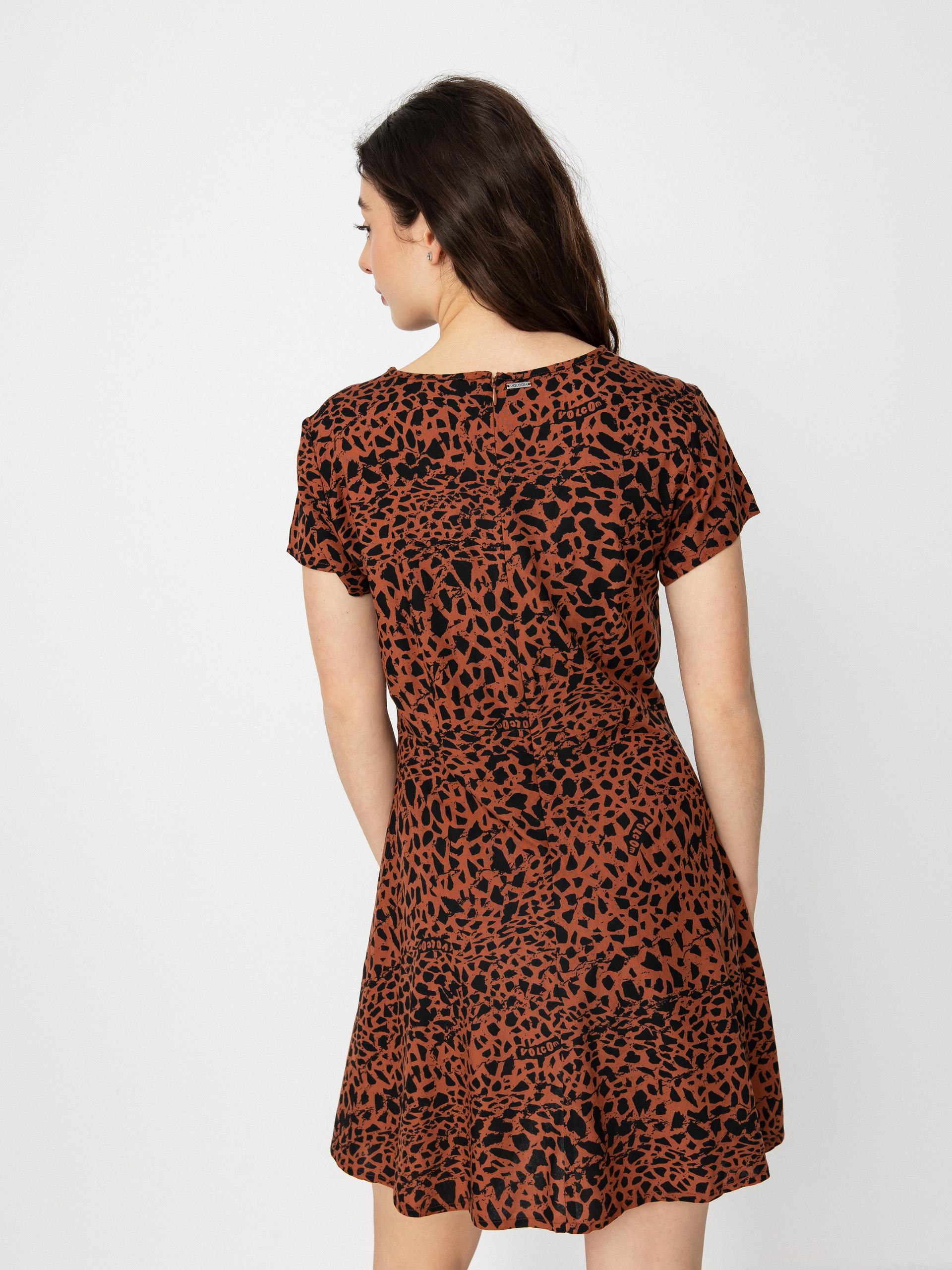 Volcom Dino Tea Kleid Wmn (dark clay)