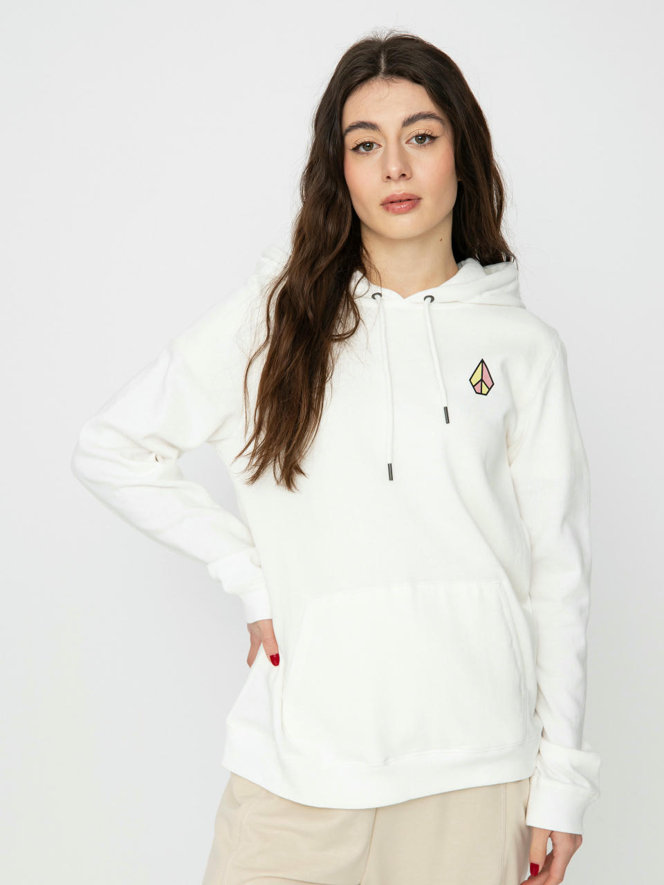 Volcom Truly Deal HD Hoodie Wmn (star white)