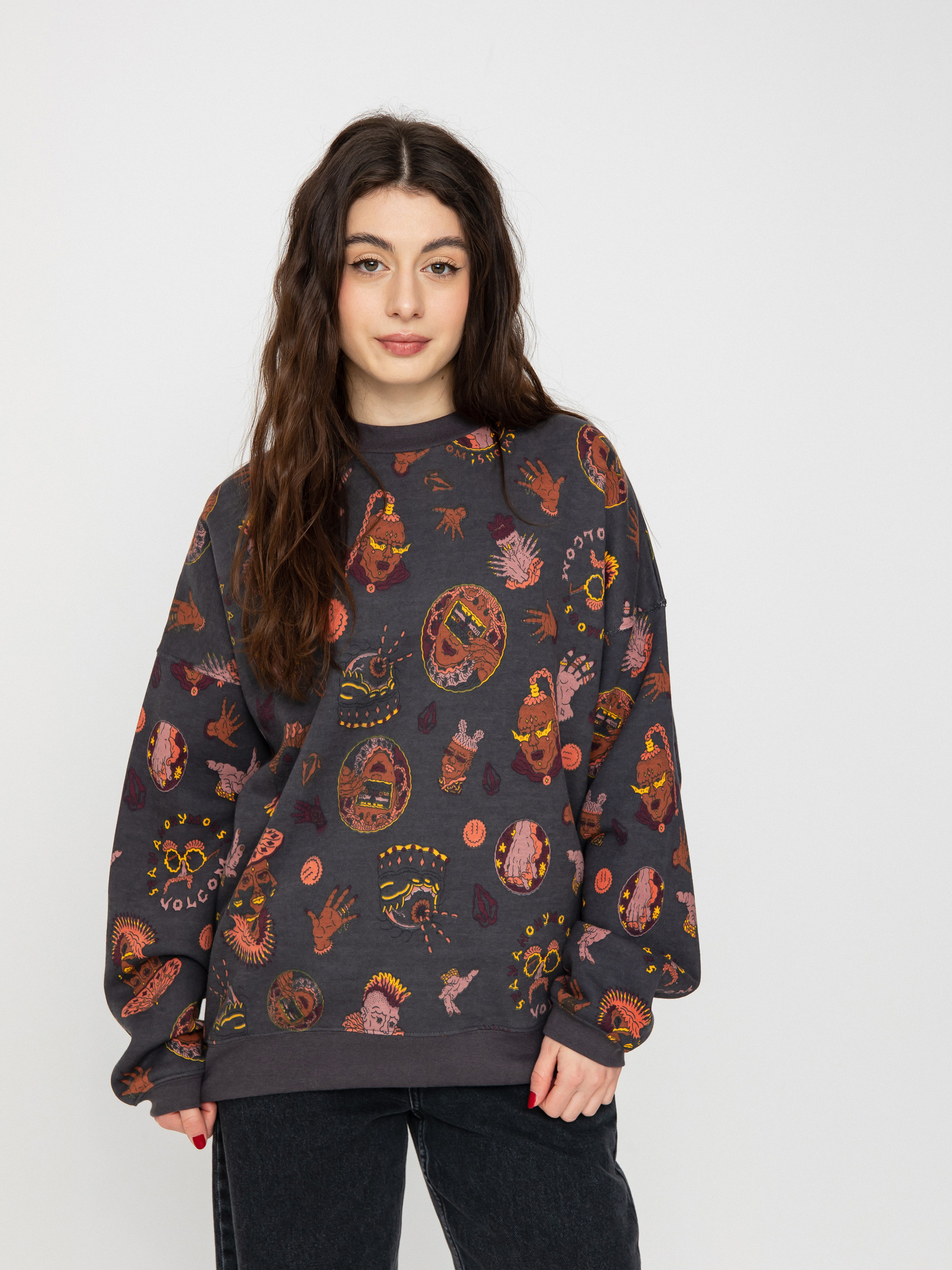 Volcom Connected Minds Sweatshirt Wmn (black)