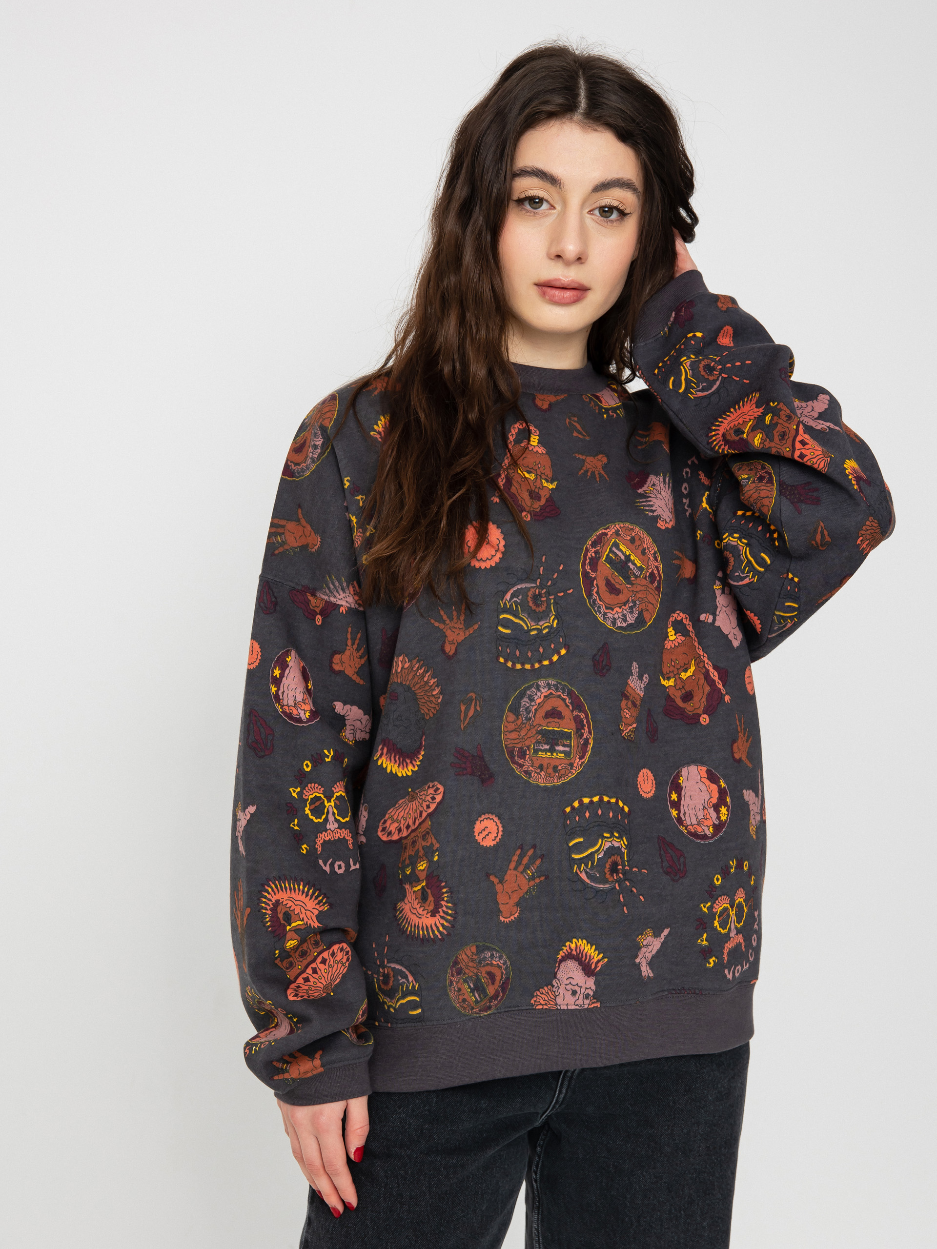 Volcom Connected Minds Sweatshirt Wmn (black)