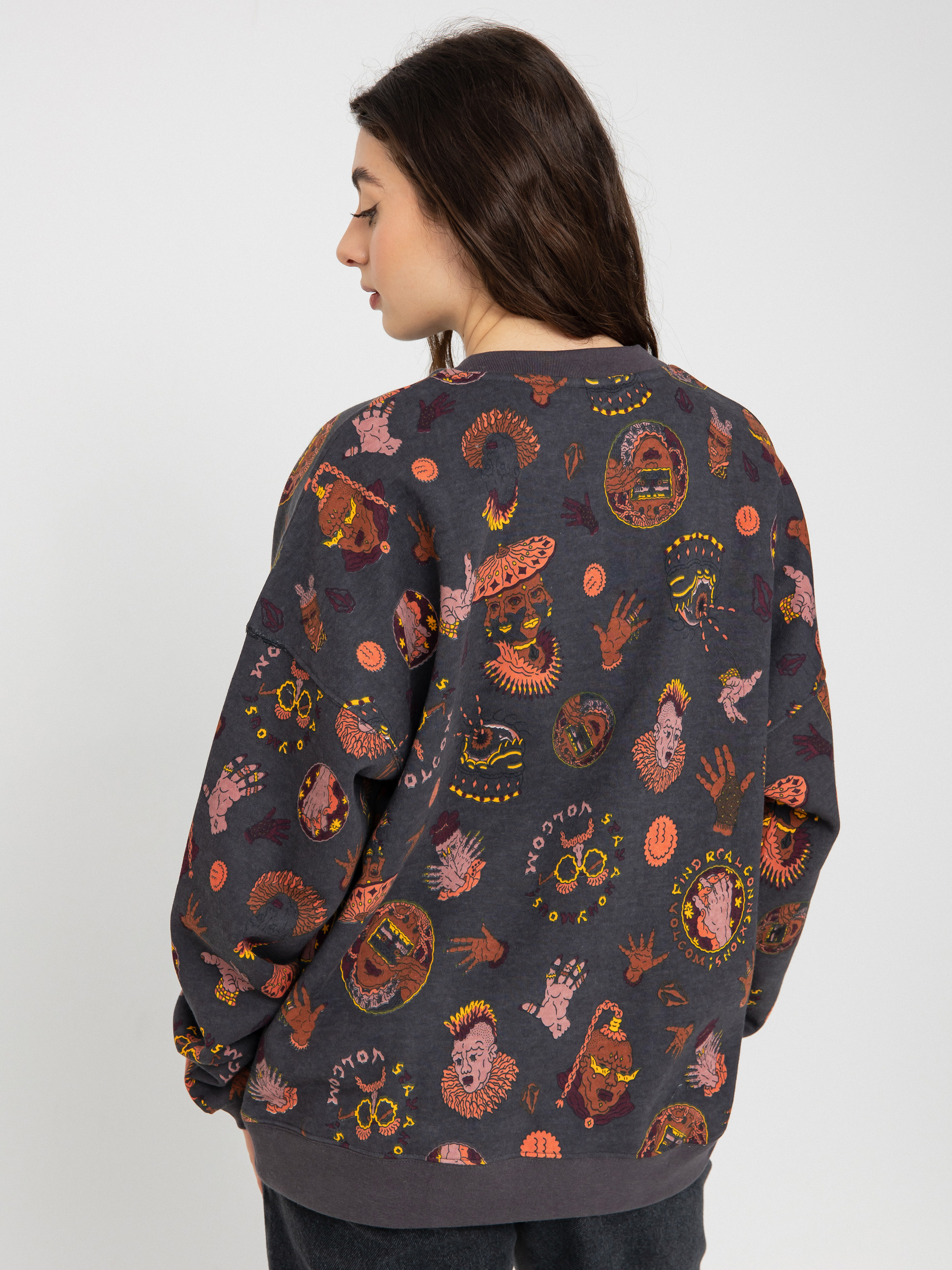 Volcom Connected Minds Sweatshirt Wmn (black)