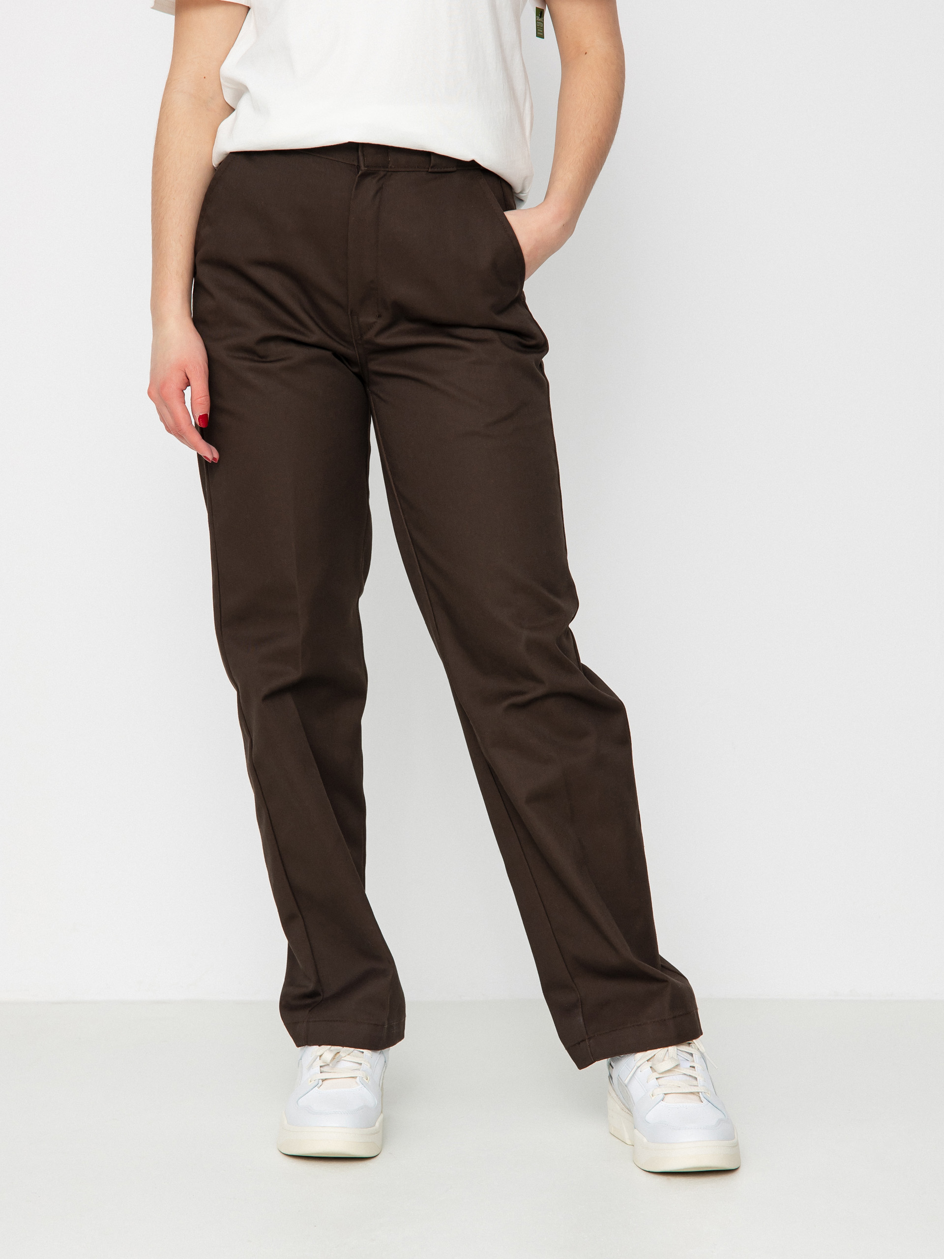 Dickies Elizaville Pants Wmn (dark brown)