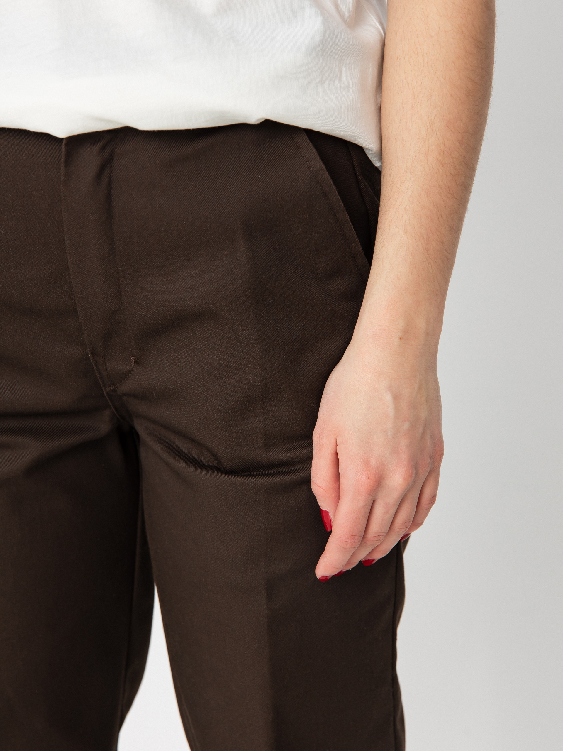 Dickies Elizaville Pants Wmn (dark brown)