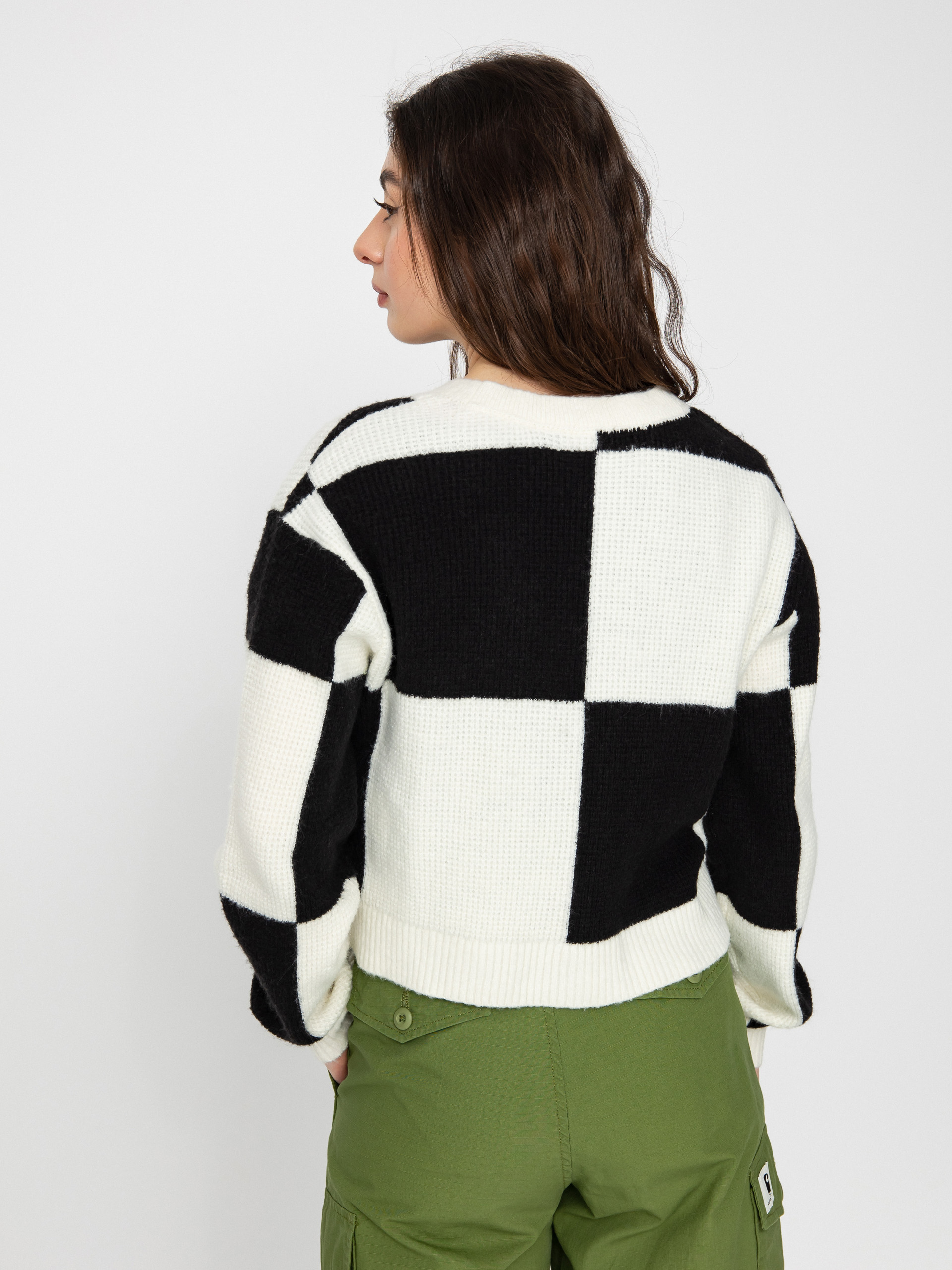 Vans Waffle Knit Relax Cardigan Sweater Wmn (marshmallow)