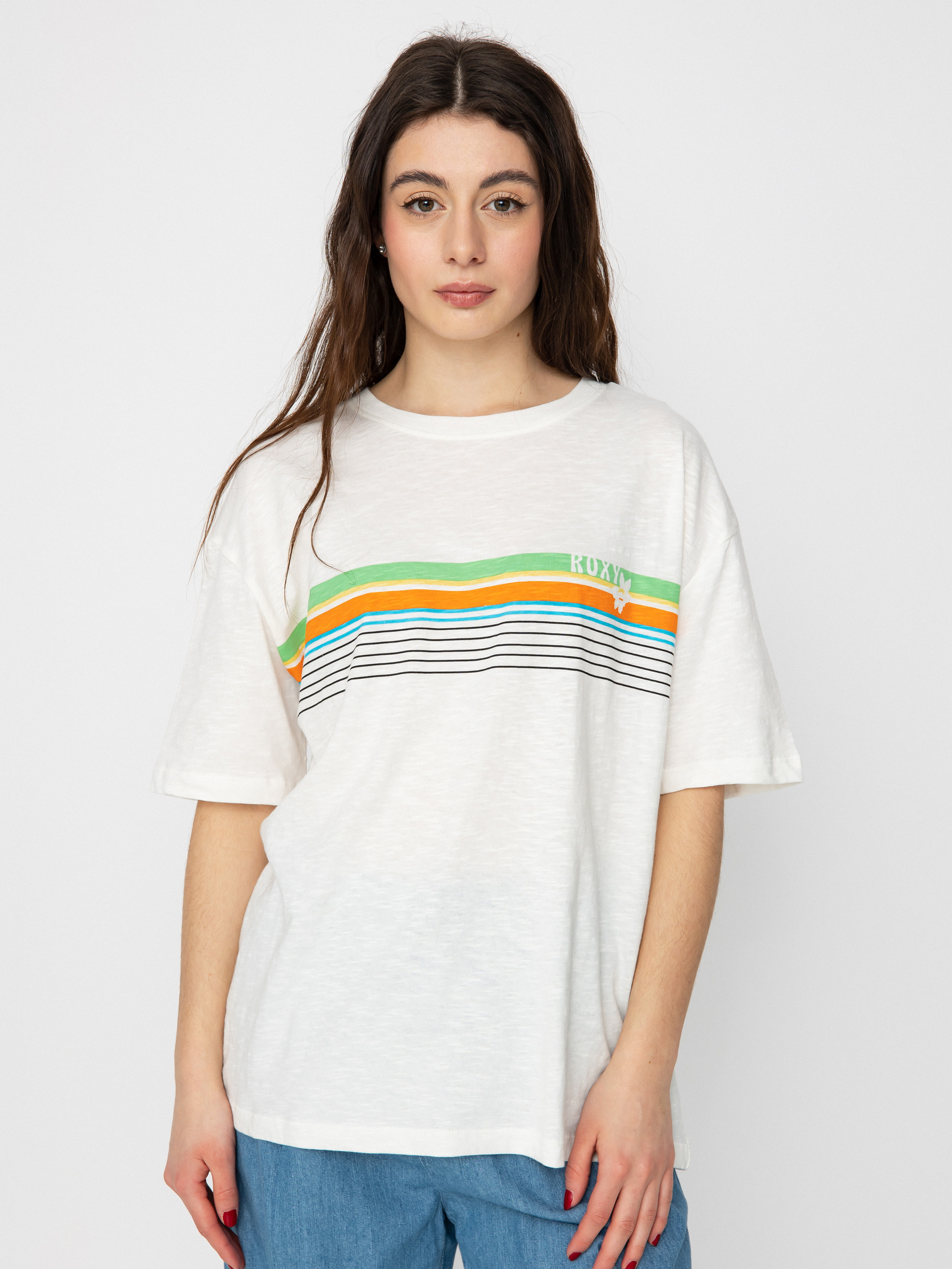 Roxy Vibrations Beach T-shirt Wmn (snow white)