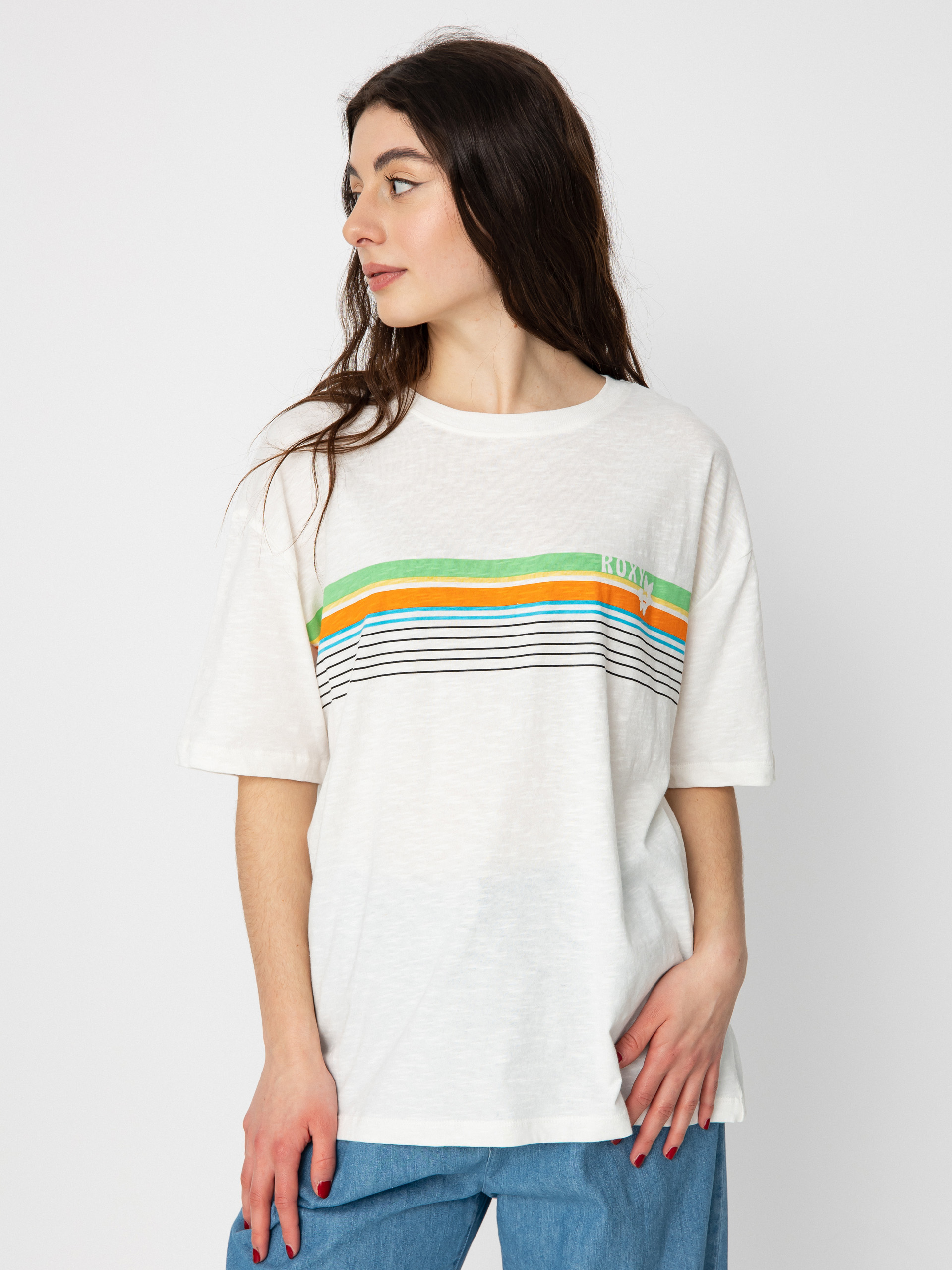 Roxy Vibrations Beach T-shirt Wmn (snow white)