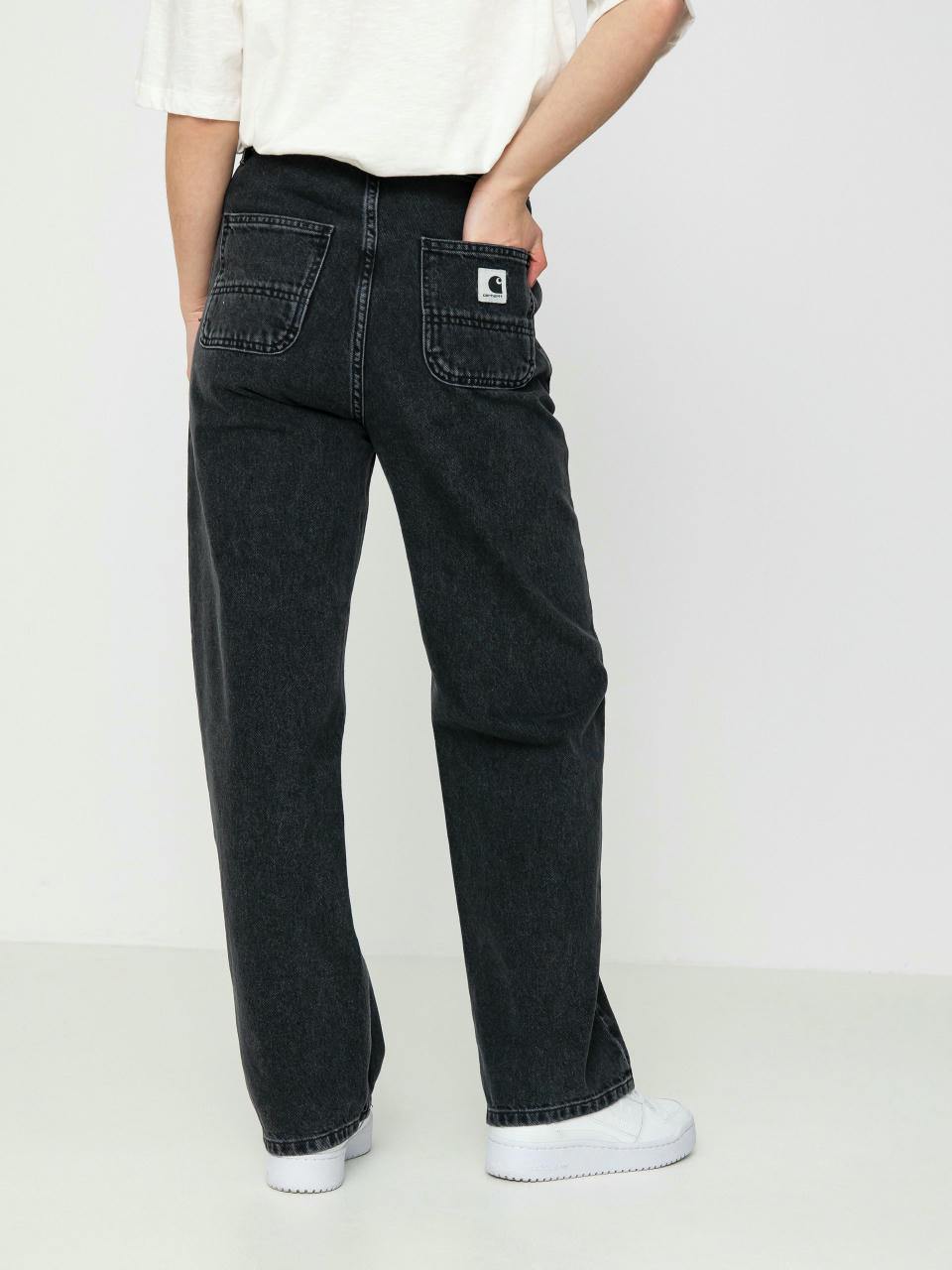 pantalon carhartt mujer simple black