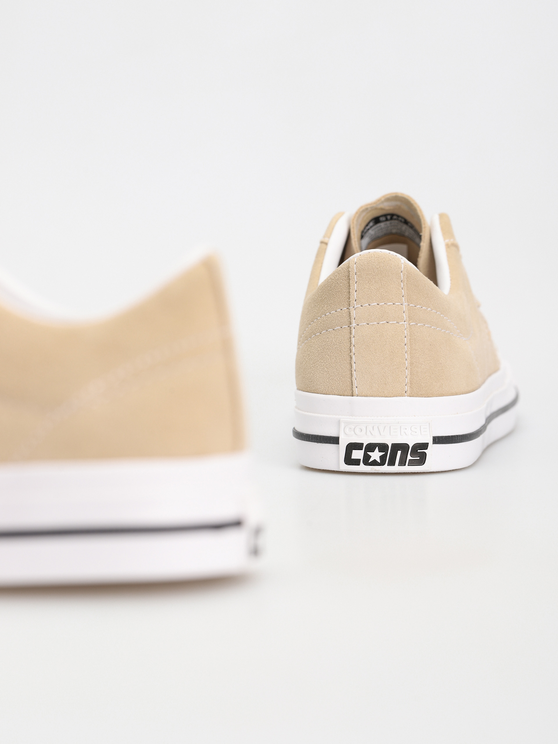 Converse One Star Pro Ox Shoes (oat milk/white/black)