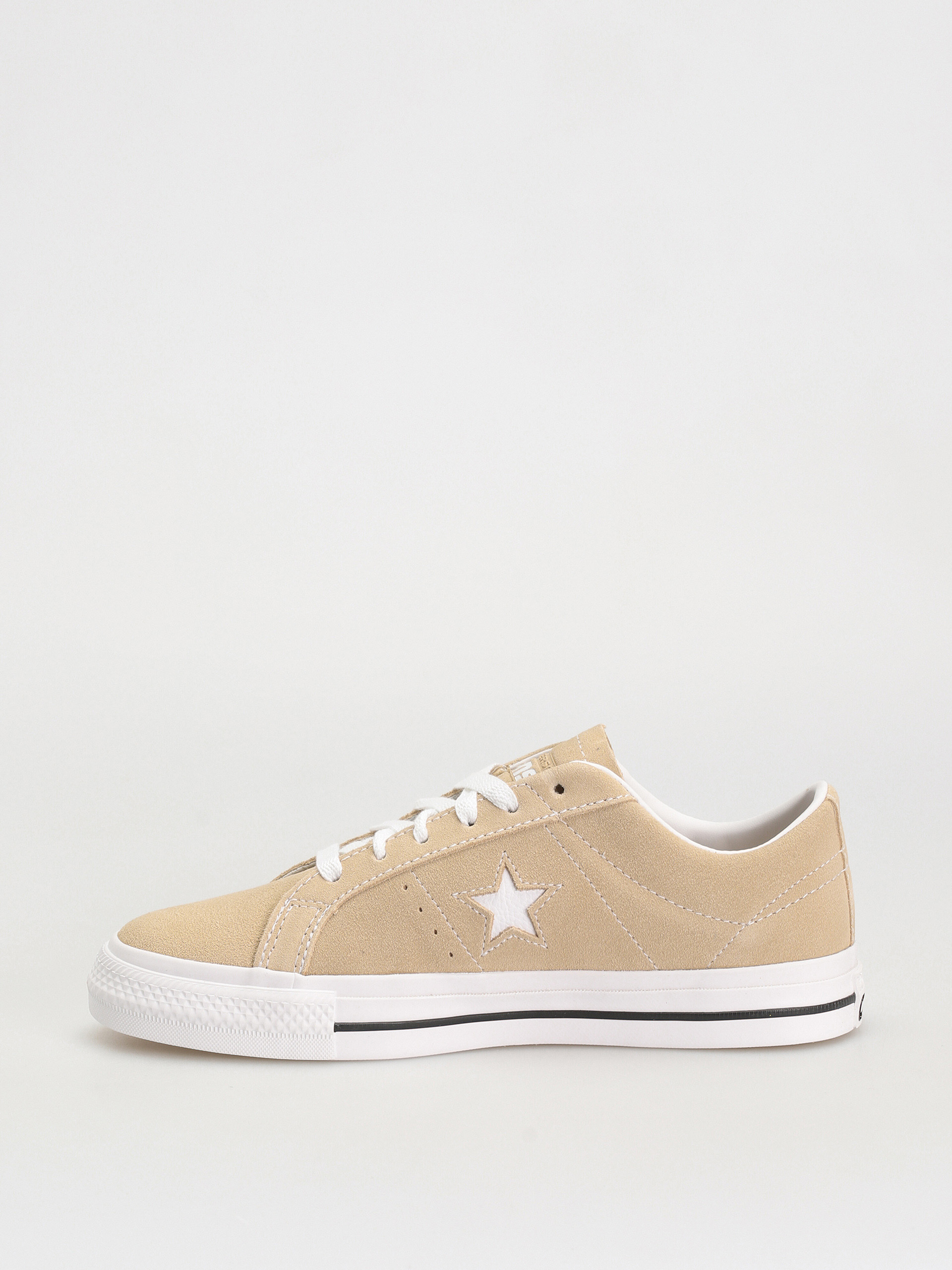 Converse One Star Pro Ox Shoes (oat milk/white/black)