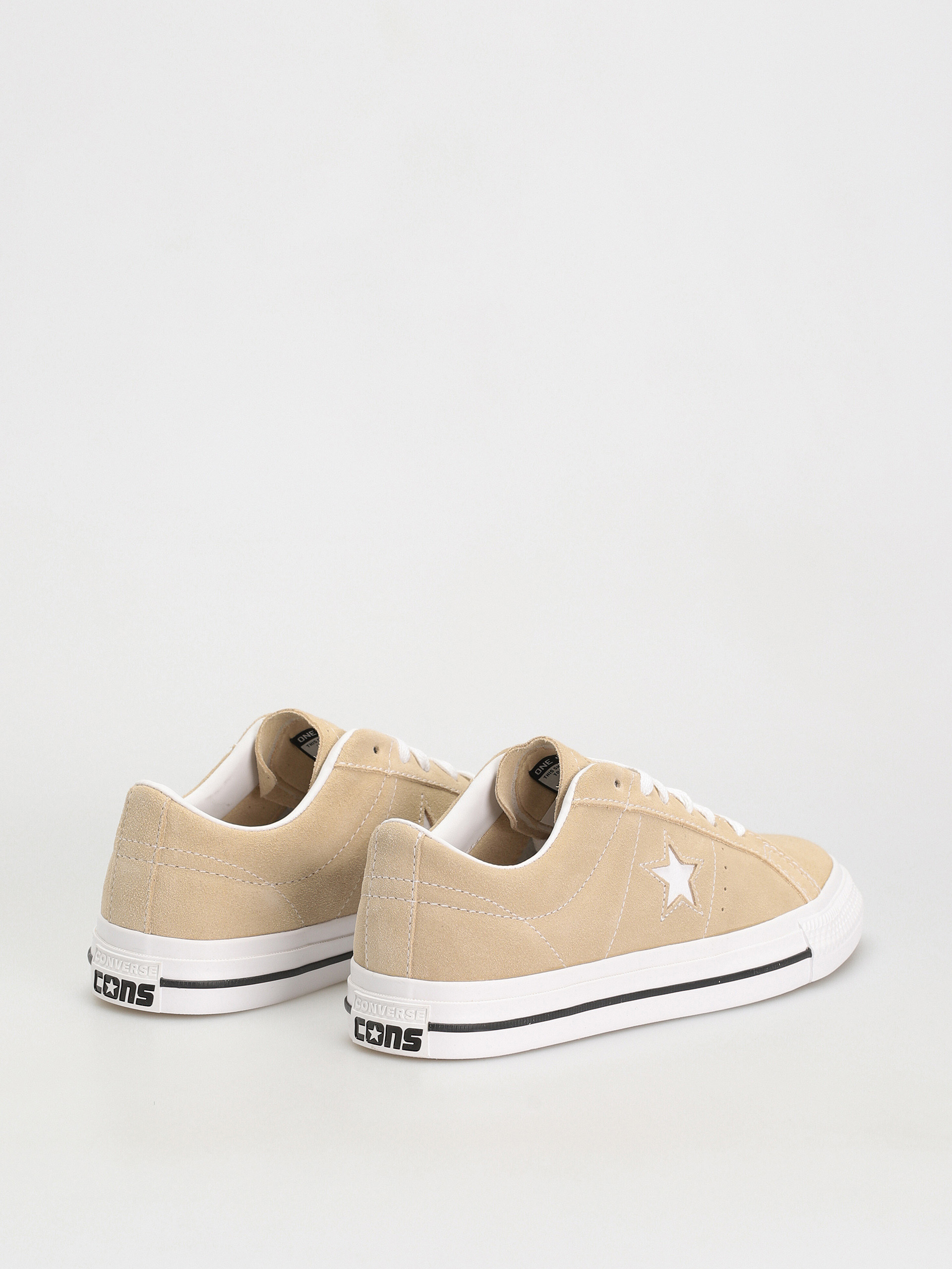 Converse One Star Pro Ox Shoes (oat milk/white/black)
