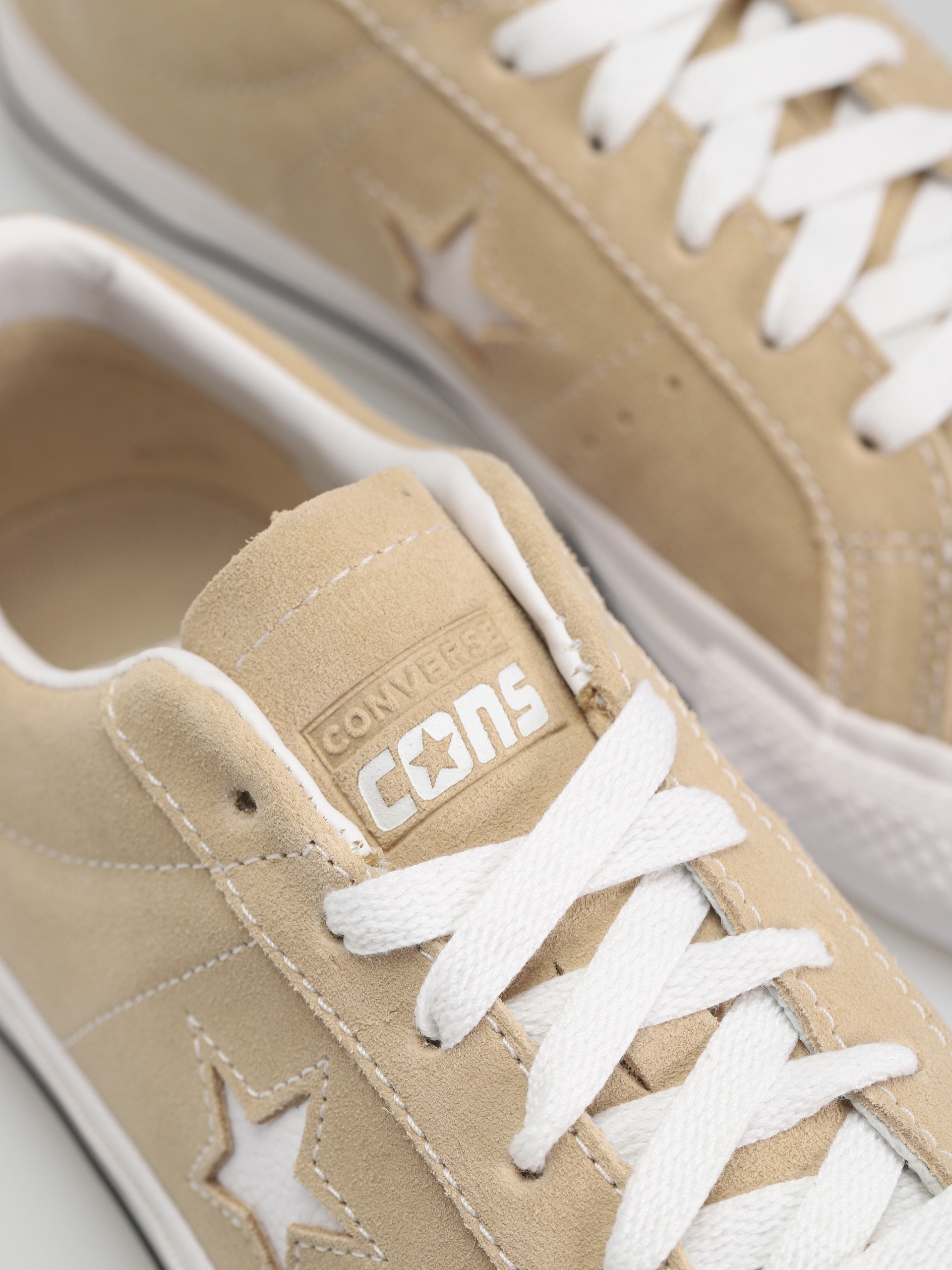 Converse One Star Pro Ox Shoes (oat milk/white/black)
