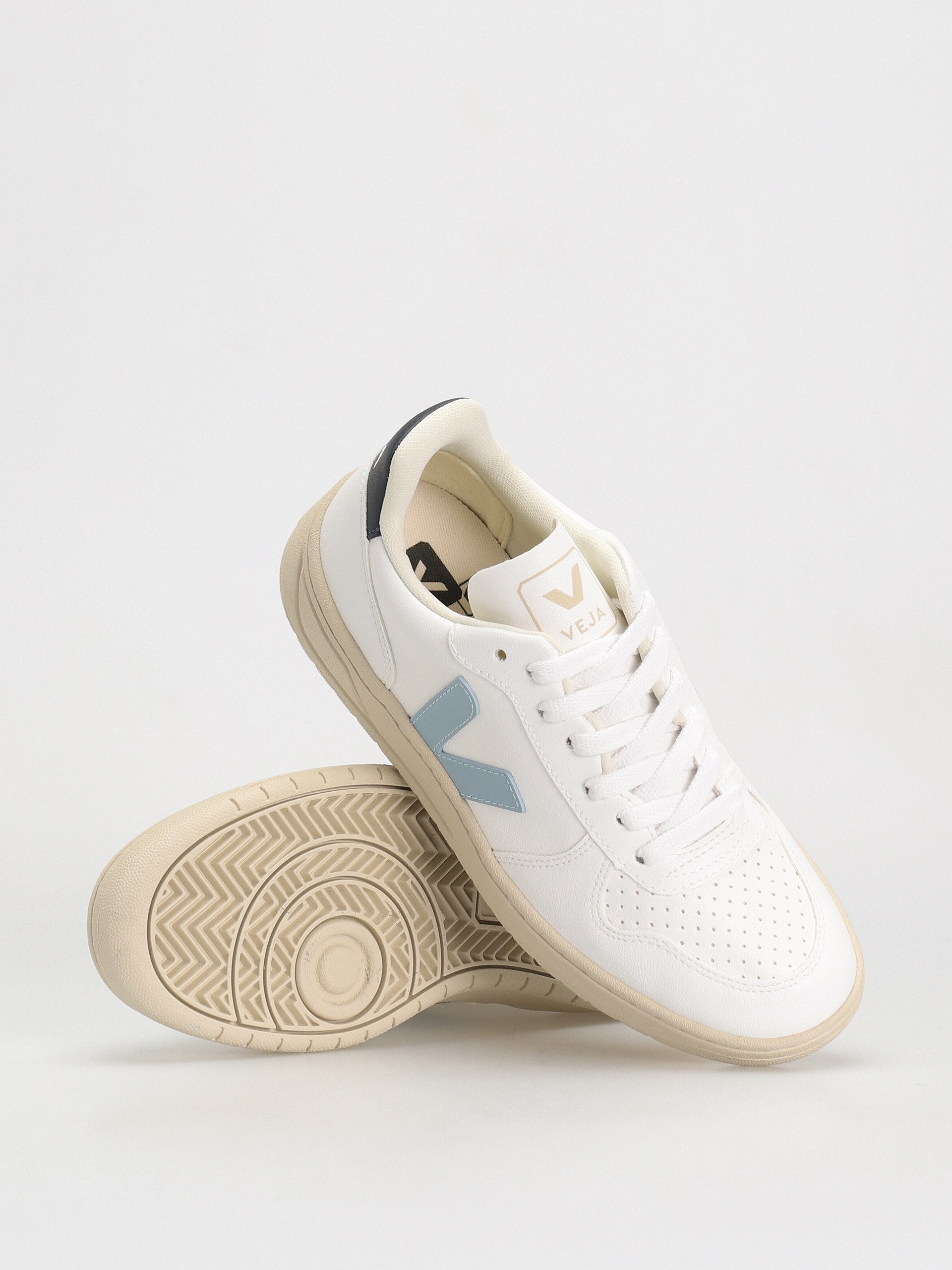 Veja V-10 Shoes Wmn white (white steel nautico)