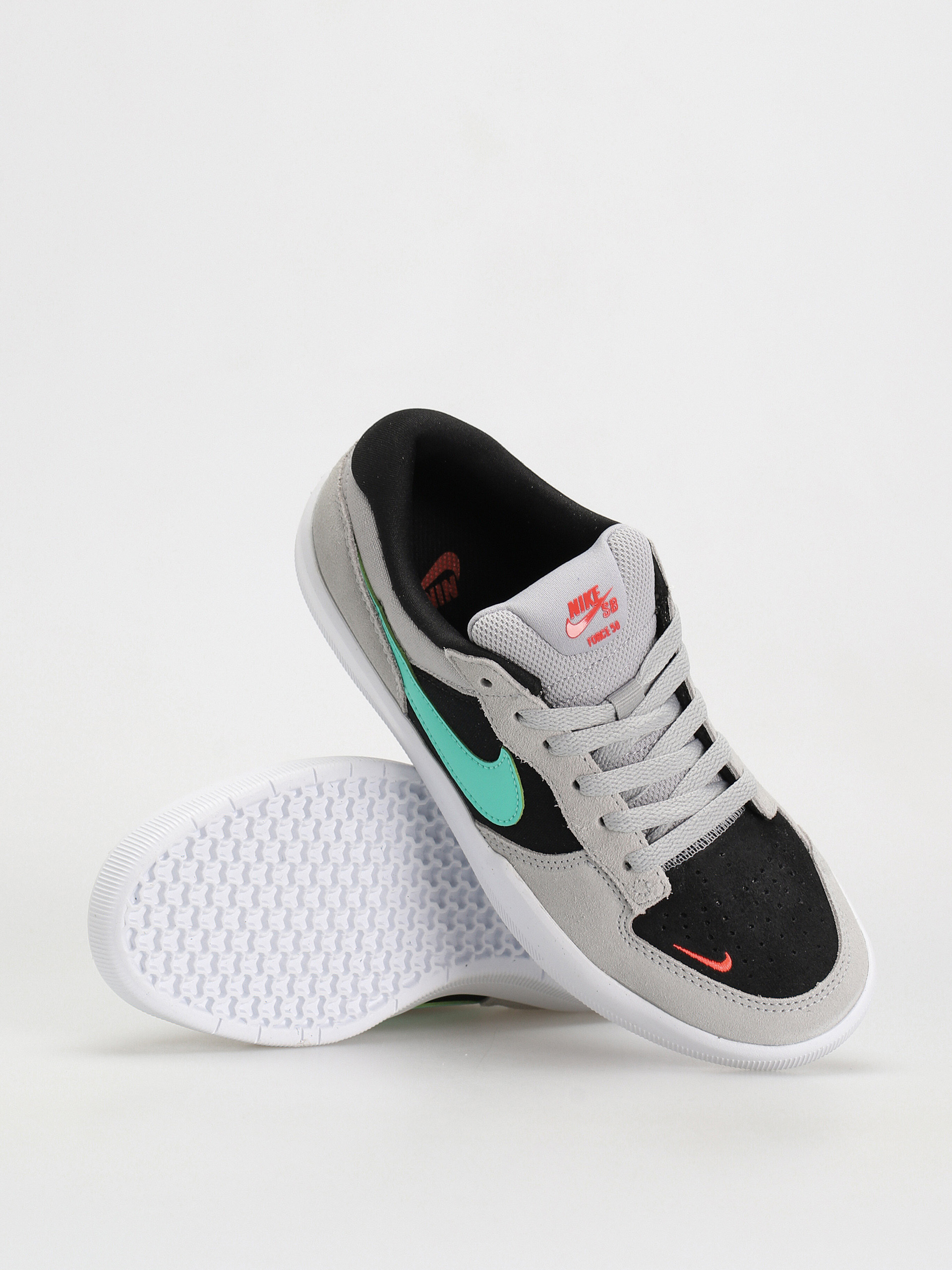 Nike SB Force 58 Shoes (wolf grey/light menta black wolf grey)