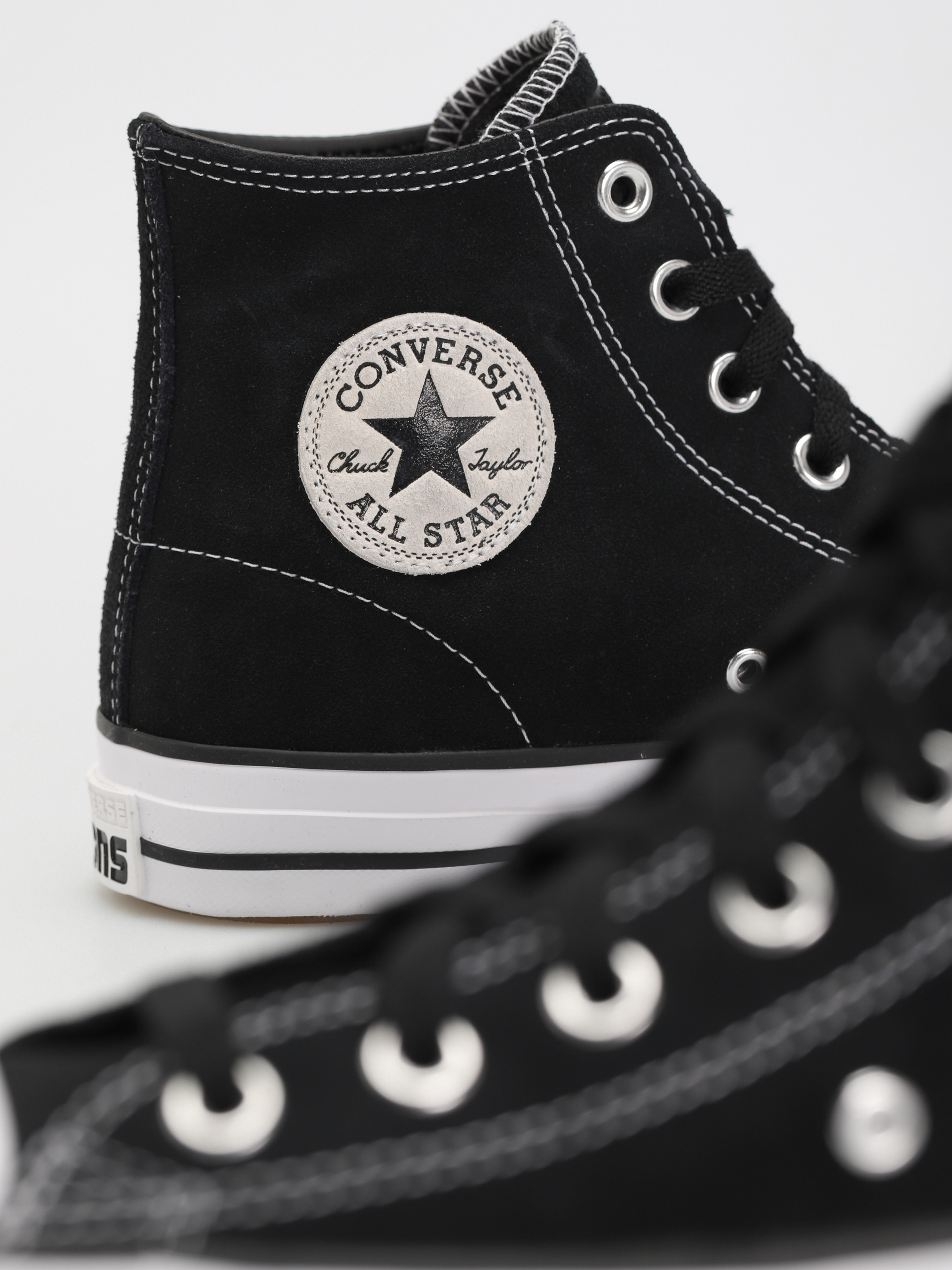 Converse Trampki Chuck Taylor All Star Pro Hi Shoes (black/black/white)