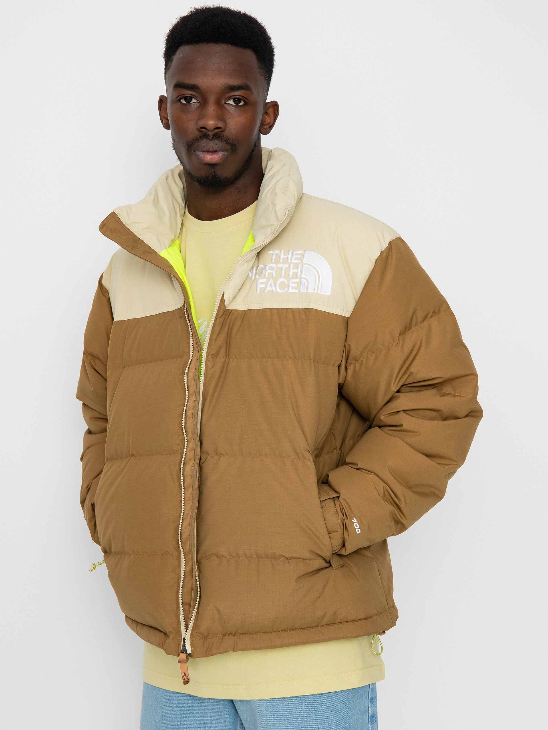 The North Face 92 Low-Fi Hi-Tek Nuptse Jacke (utility brown/gravel)