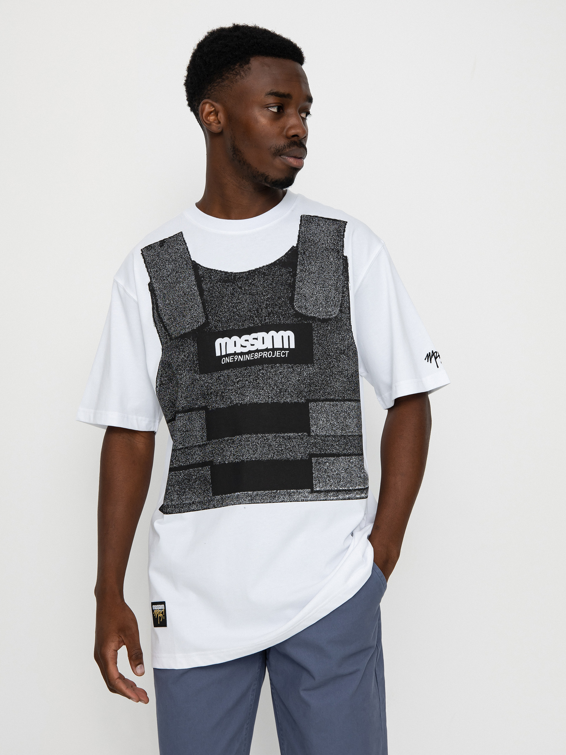 MassDnm Bulletproof T-shirt (white)