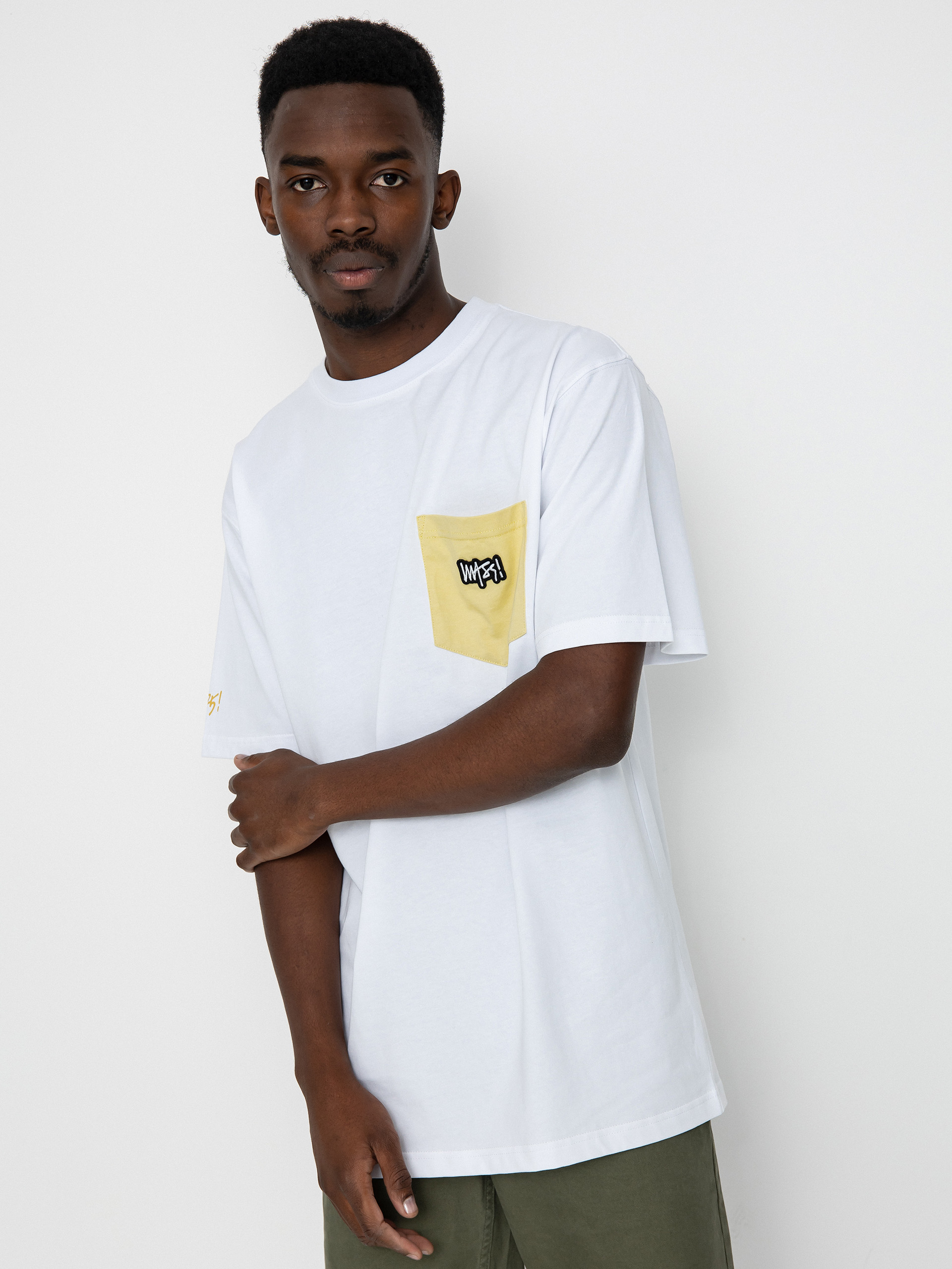 MassDnm Signature Patch Pocket T-shirt (white)