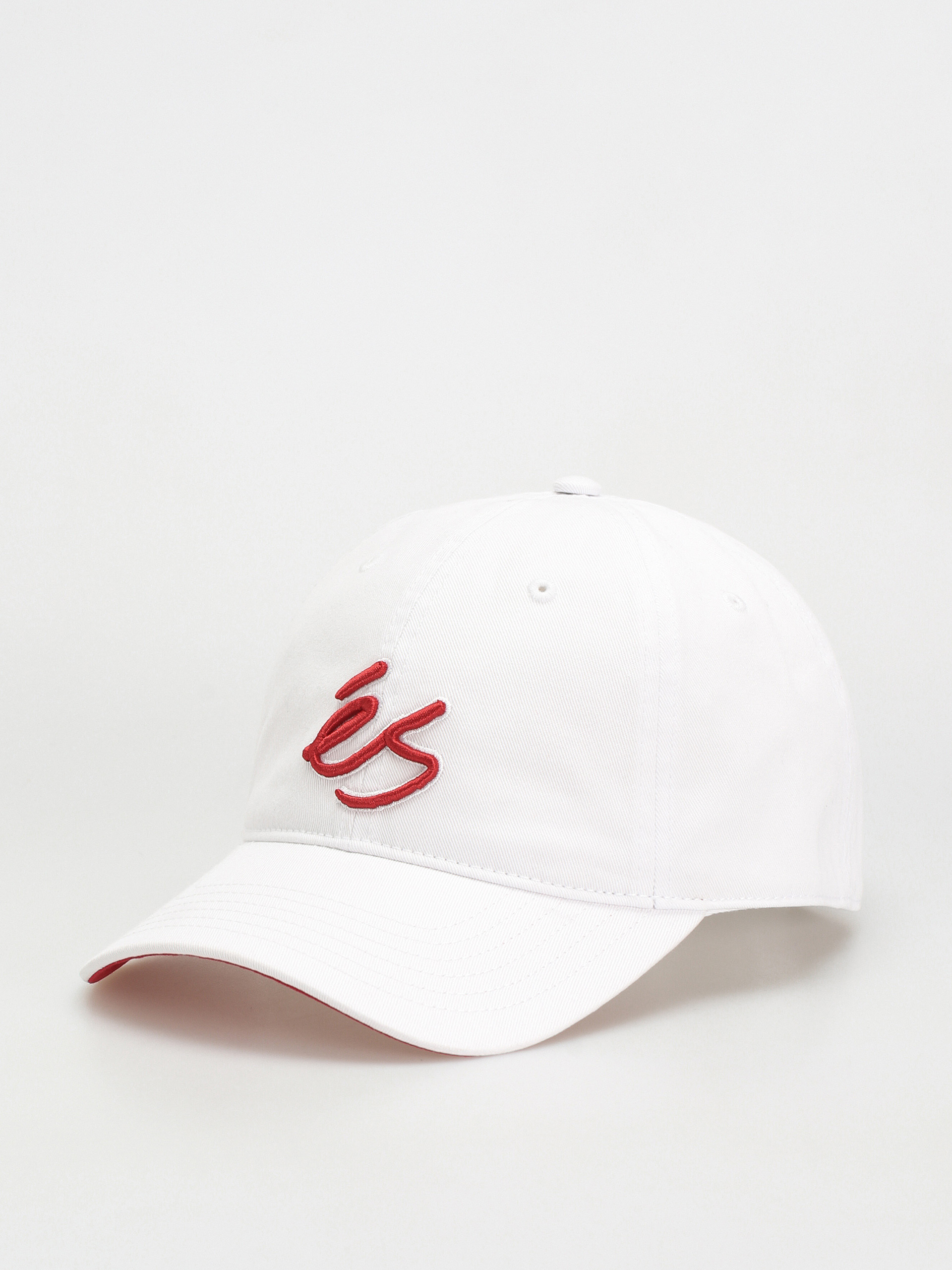eS Es Script Dad Hat Cap (white)