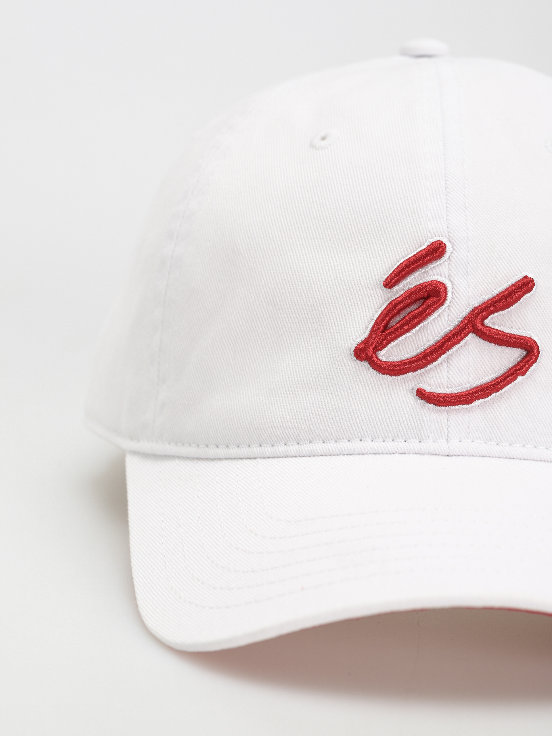 eS Es Script Dad Hat Cap (white)