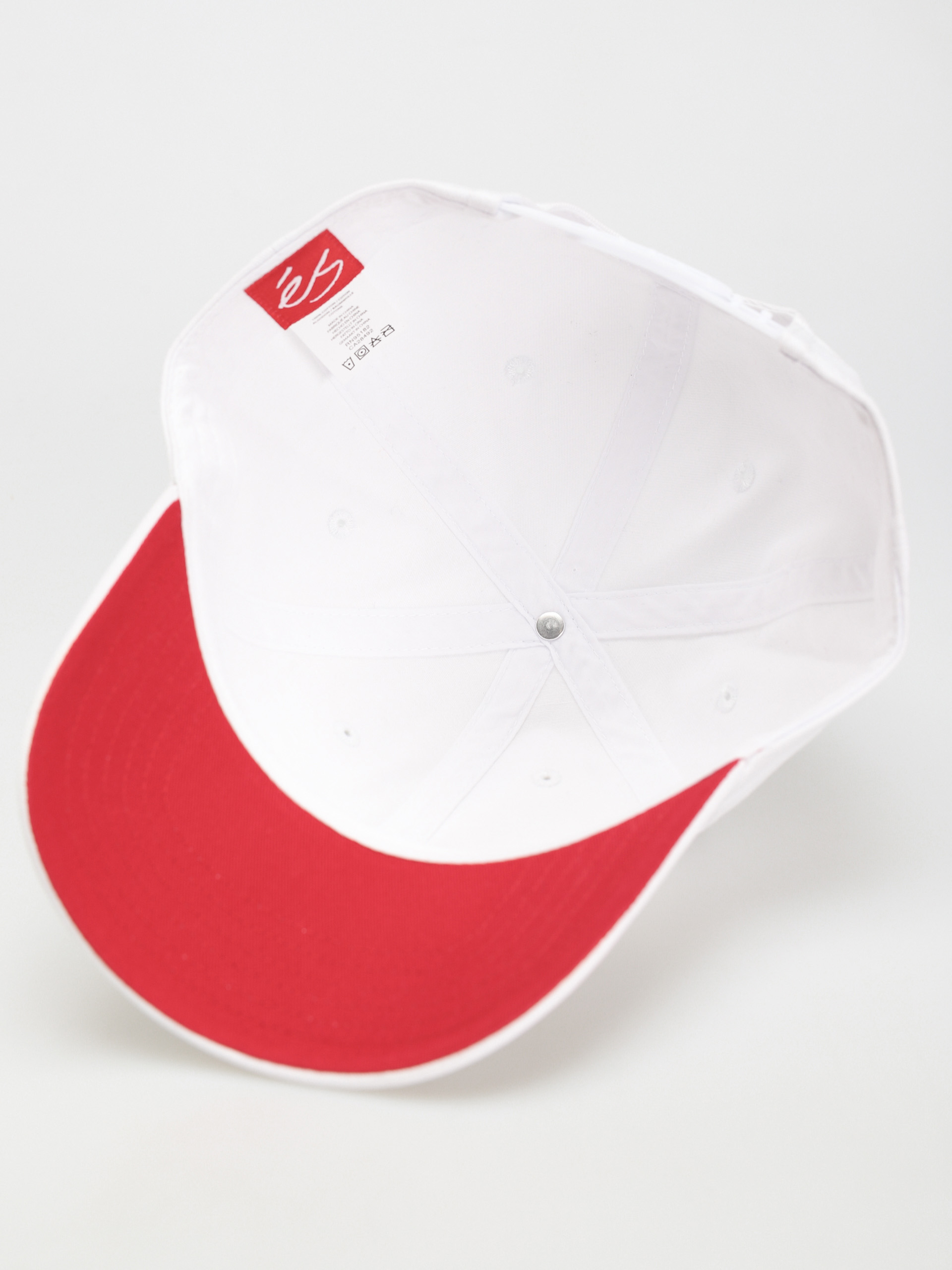 eS Es Script Dad Hat Cap (white)