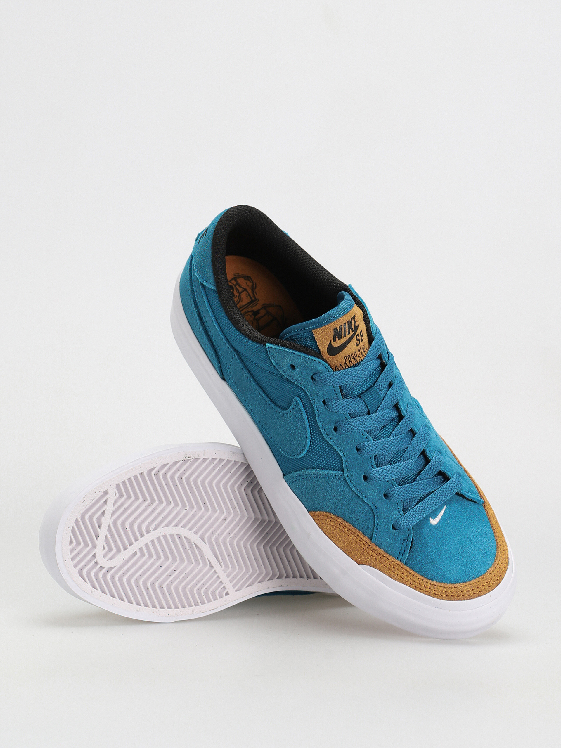 Nike SB Zoom Pogo Plus Prm Shoes - blue (green abyss/green