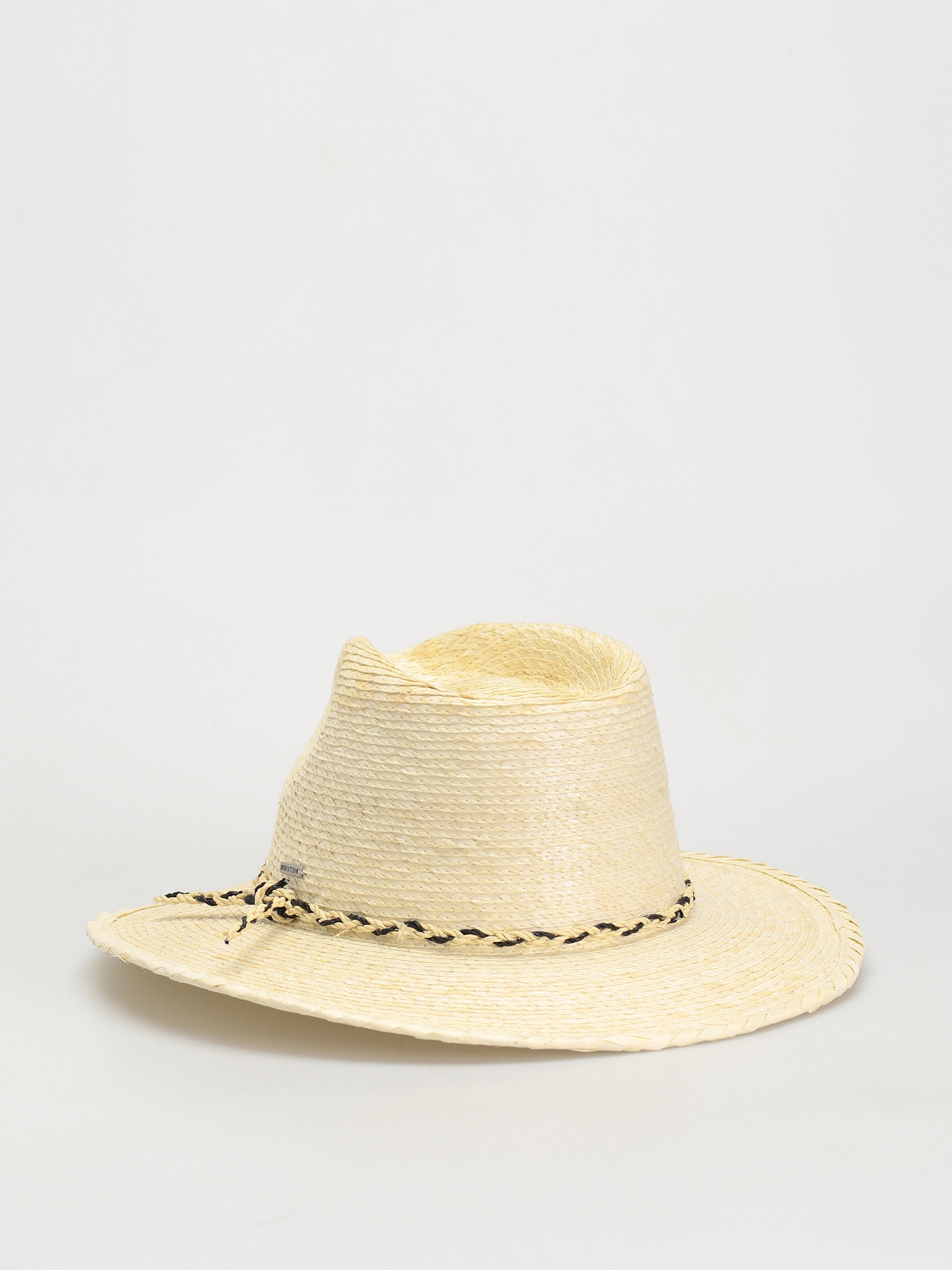 Brixton Messer Western Straw Fedora Hut (natural)