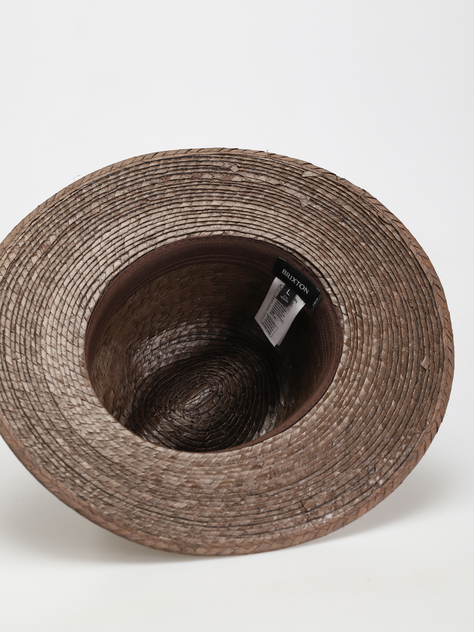 Brixton Field Proper Straw Hat Hut (dark earth/natural)