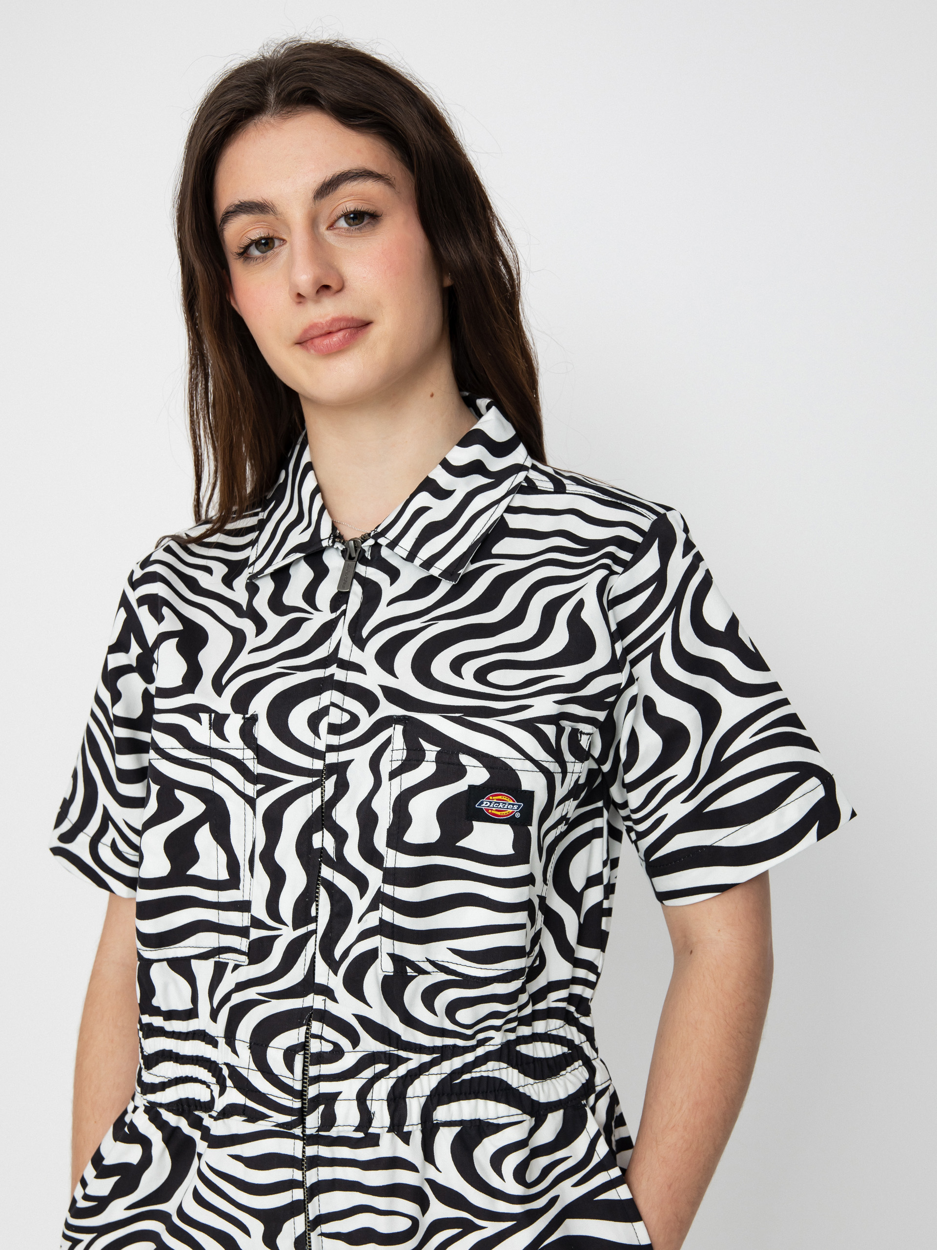 Womens Dickies Leesburg Shorts (cloud zebra)