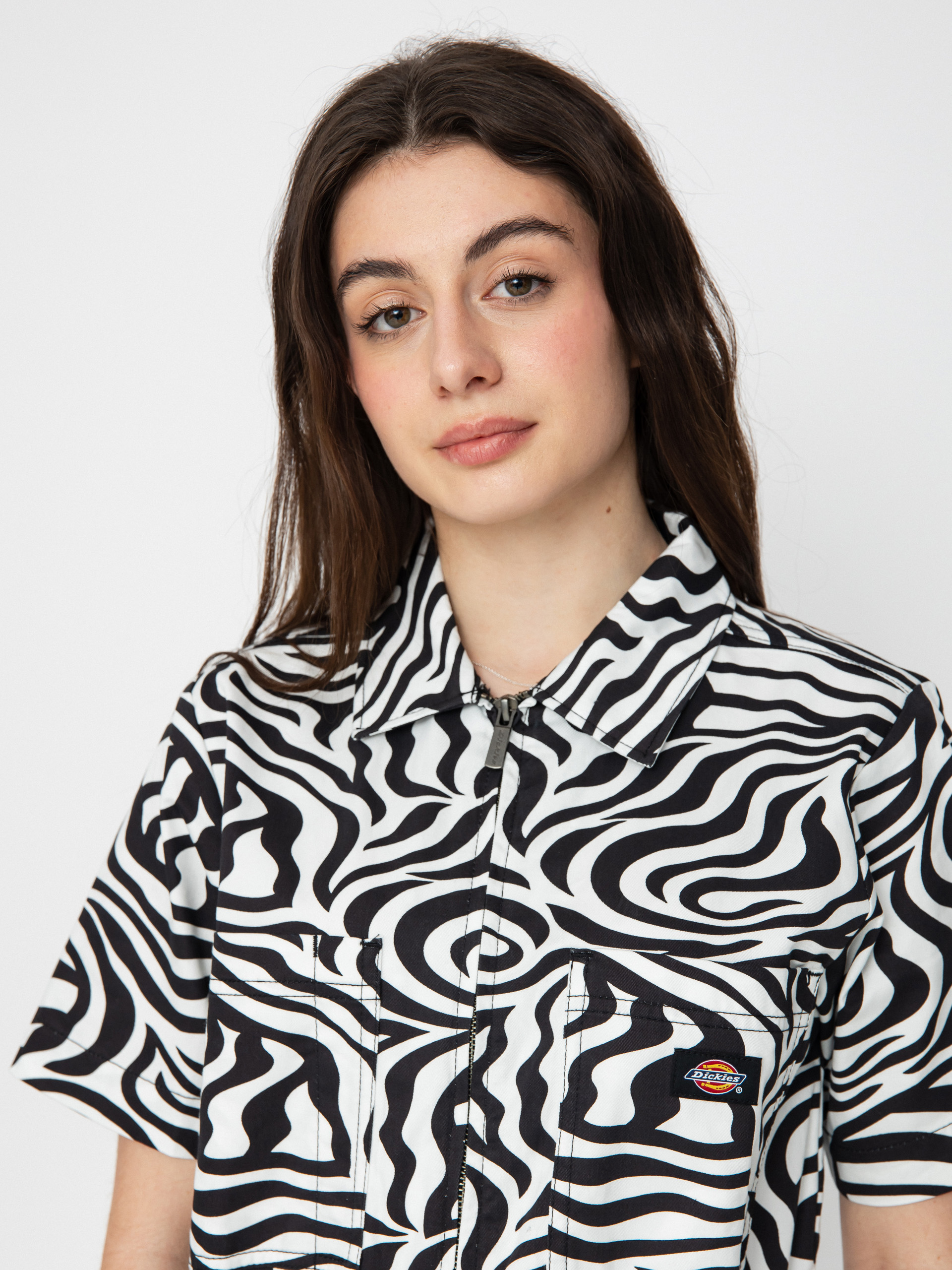 Womens Dickies Leesburg Shorts (cloud zebra)