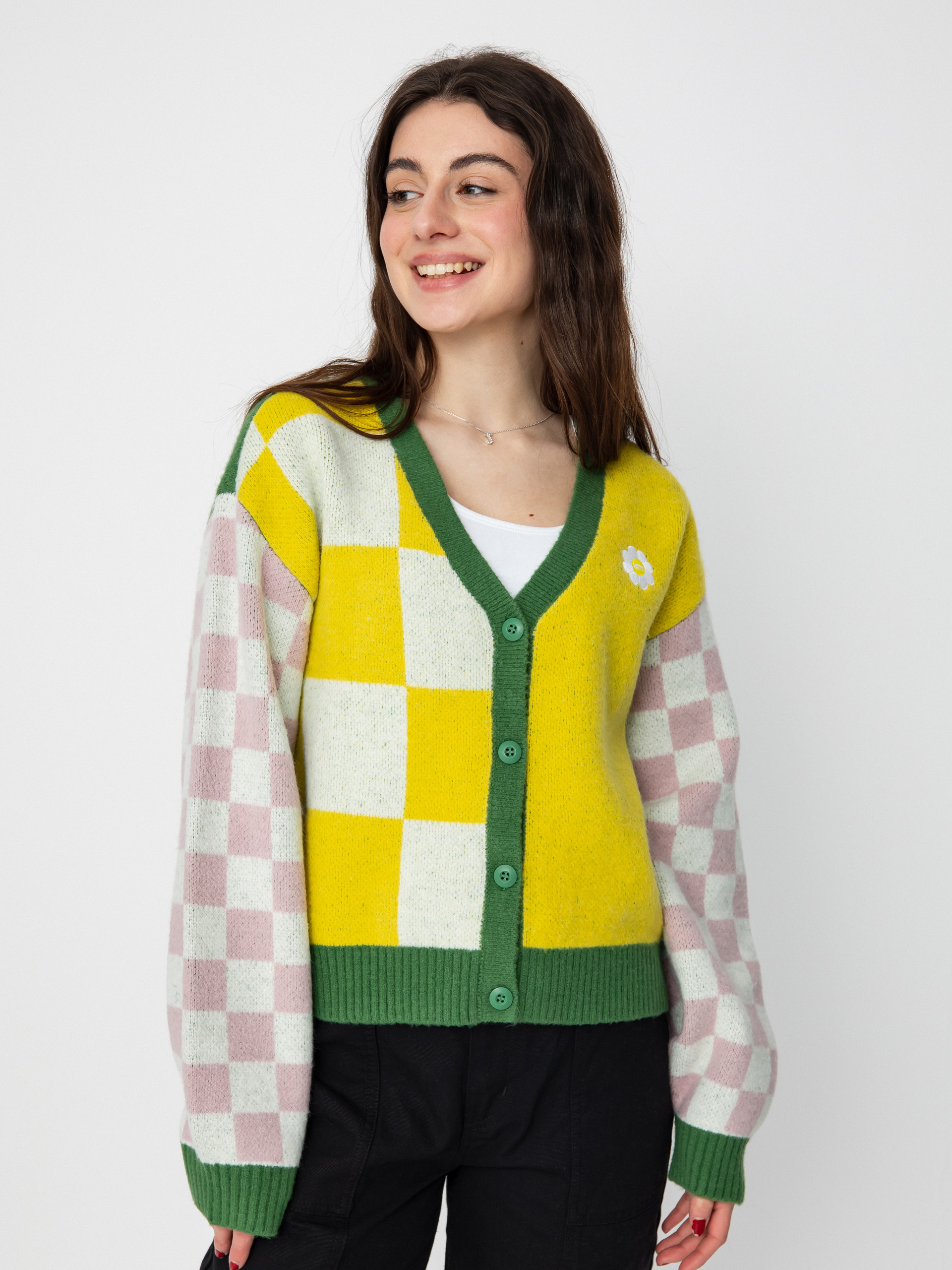 Vans Oversized Floral Cardigan Sweater (oversized floral fairway)