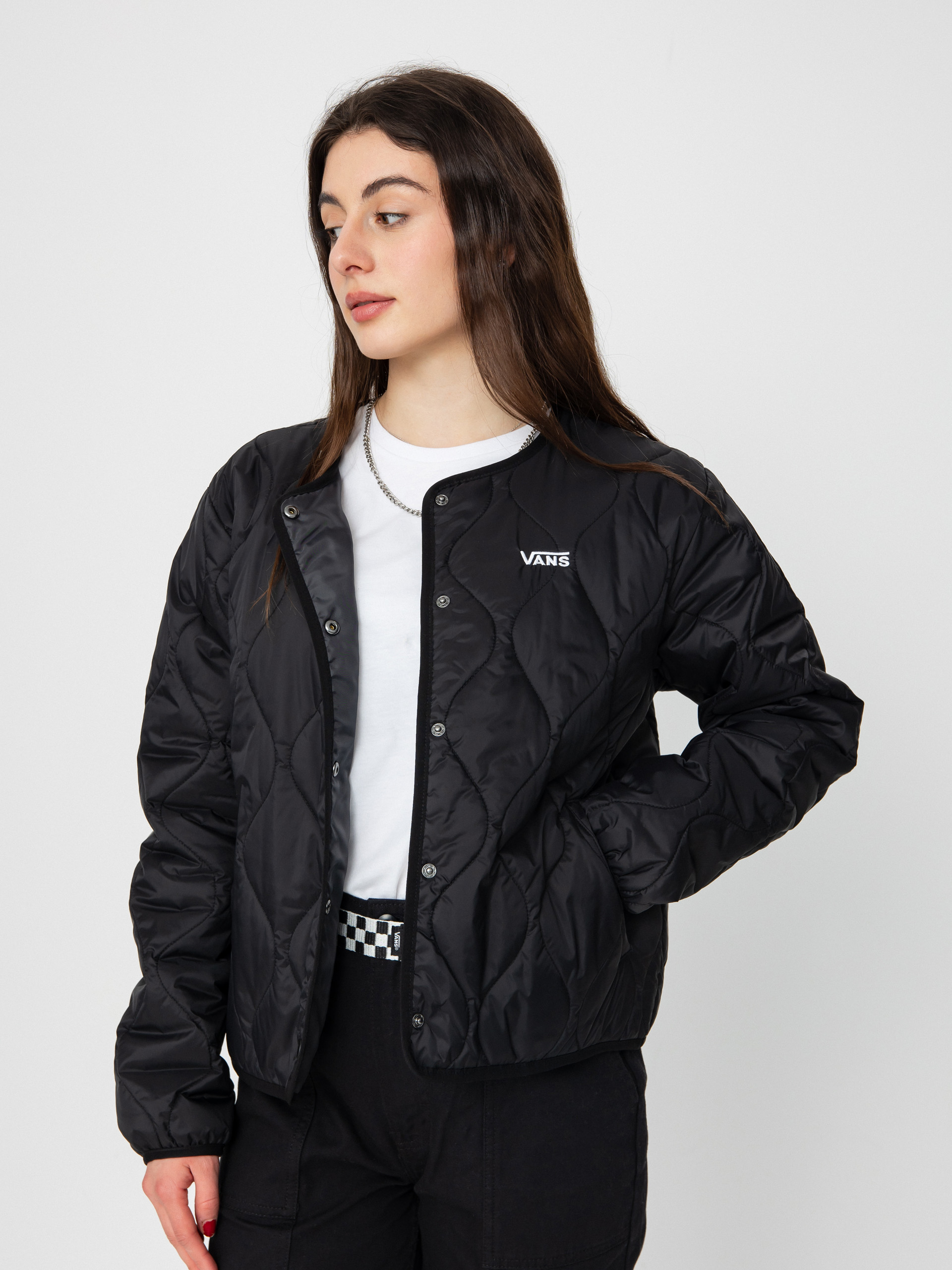 Vans Forces Reversible Liner Jacke Wmn (dusk downer black/asphalt)