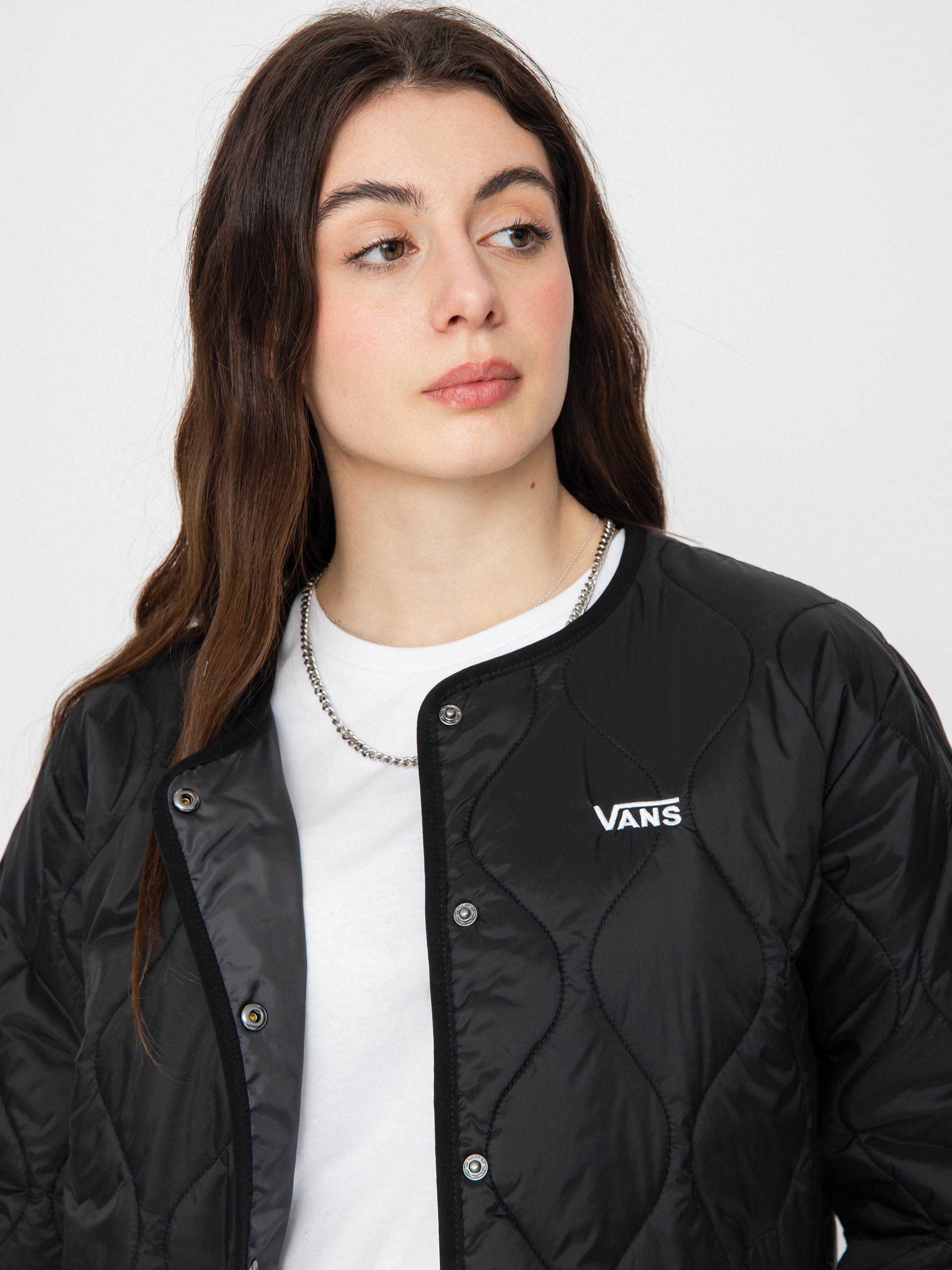 Vans Forces Reversible Liner Jacke Wmn (dusk downer black/asphalt)