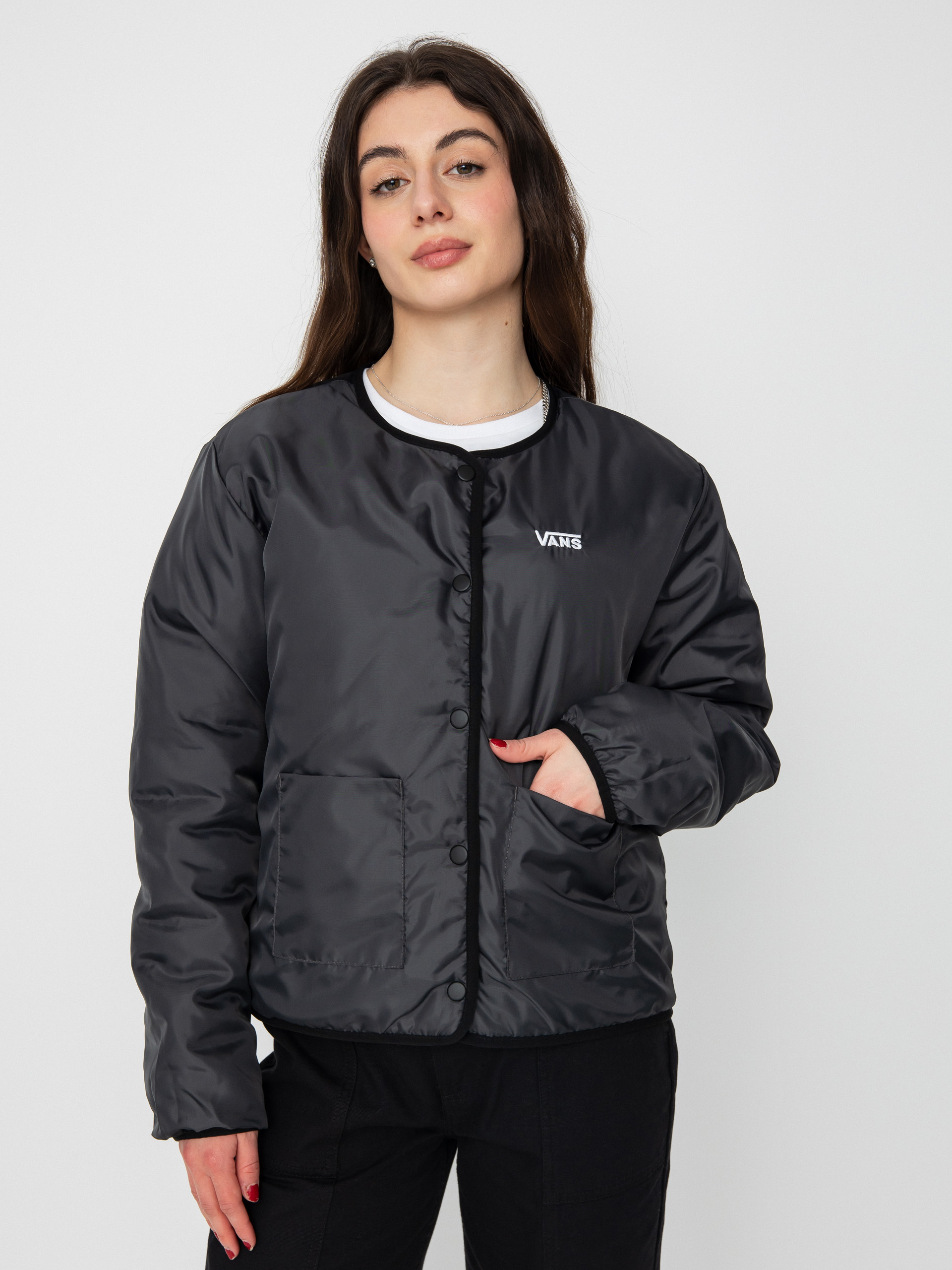 Vans Forces Reversible Liner Jacket Wmn (dusk downer black/asphalt)