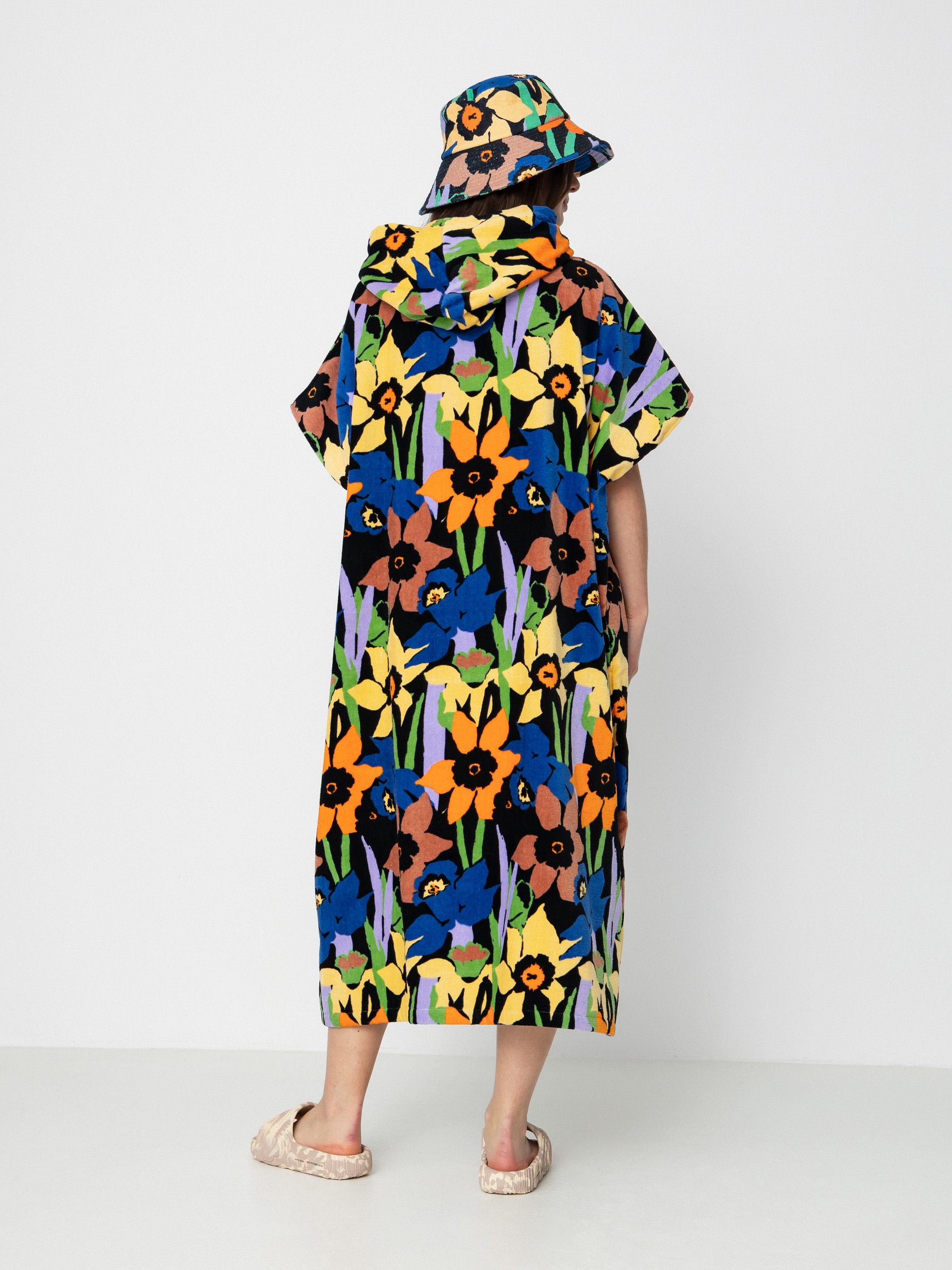 Roxy Stay Magical Badeponcho Wmn (anthracite flower jammin)