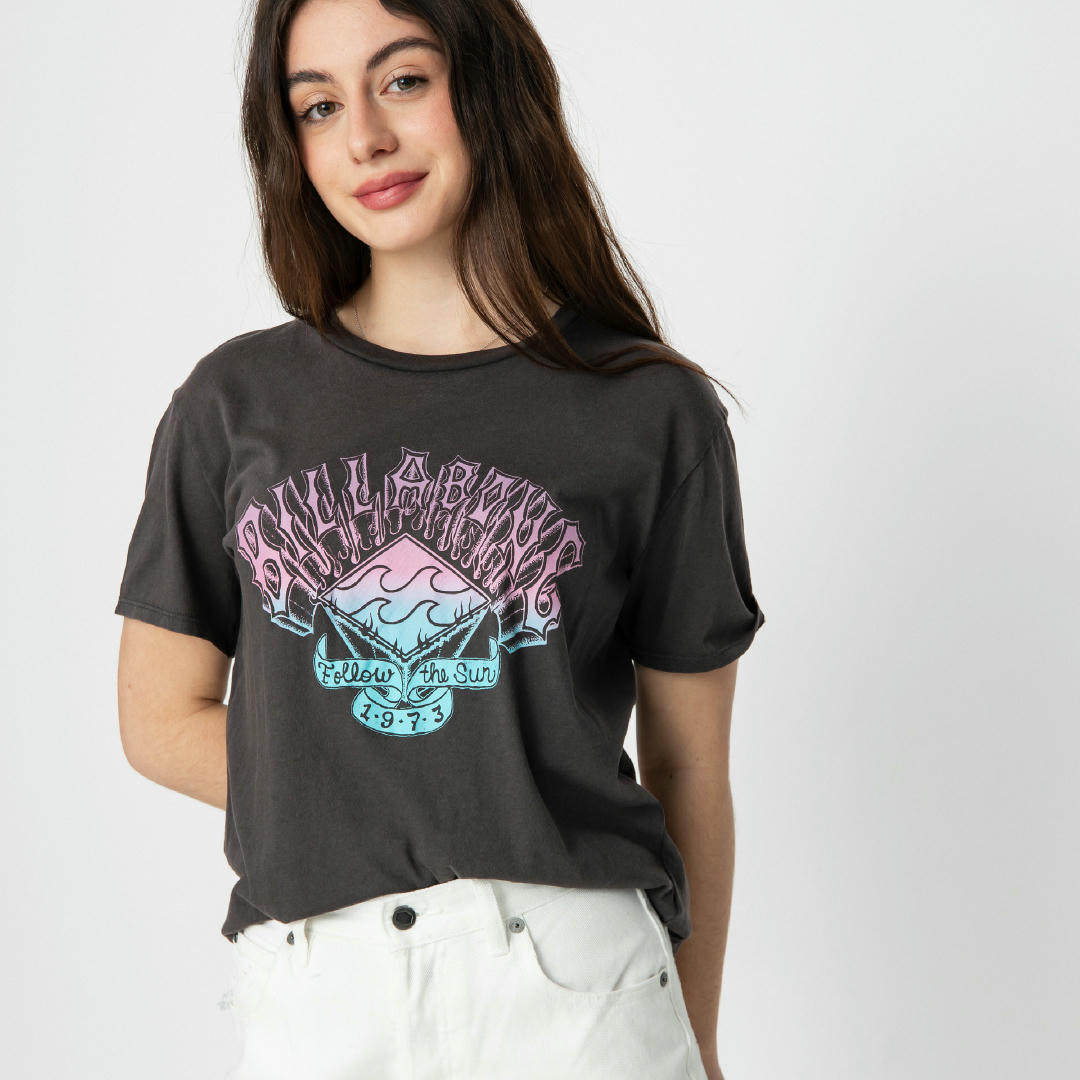 Billabong Follow The Sun T-shirt Wmn (off black)