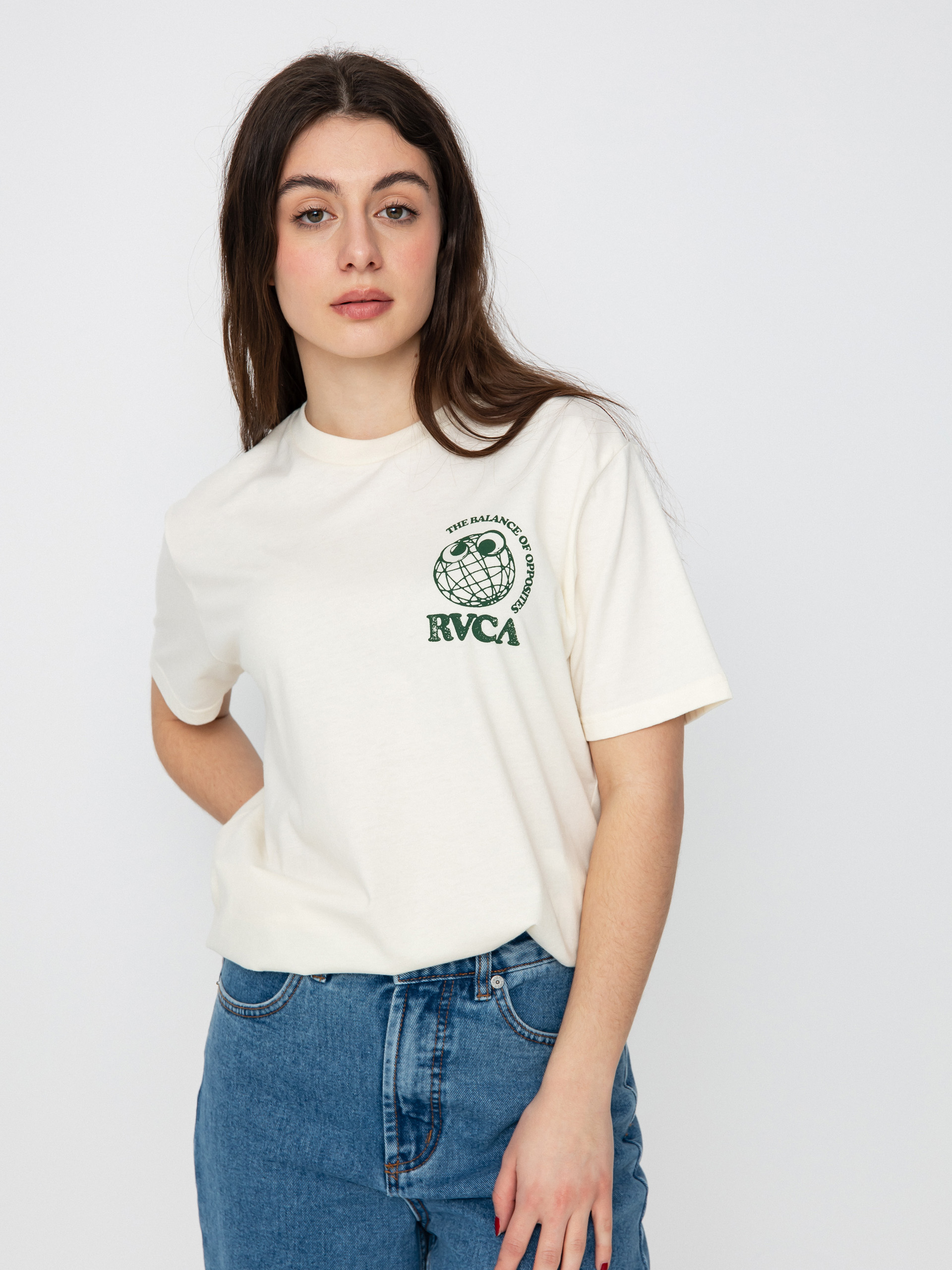 RVCA Pet Cactus T-shirt (antique white)