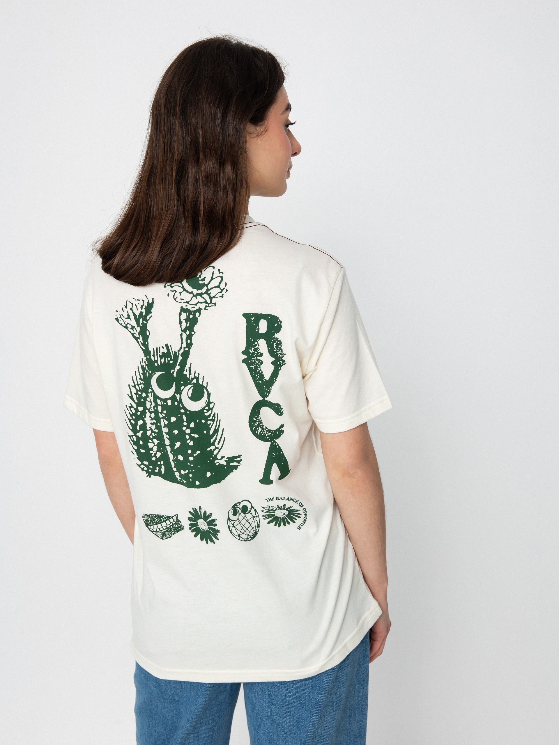 RVCA Pet Cactus T-shirt (antique white)