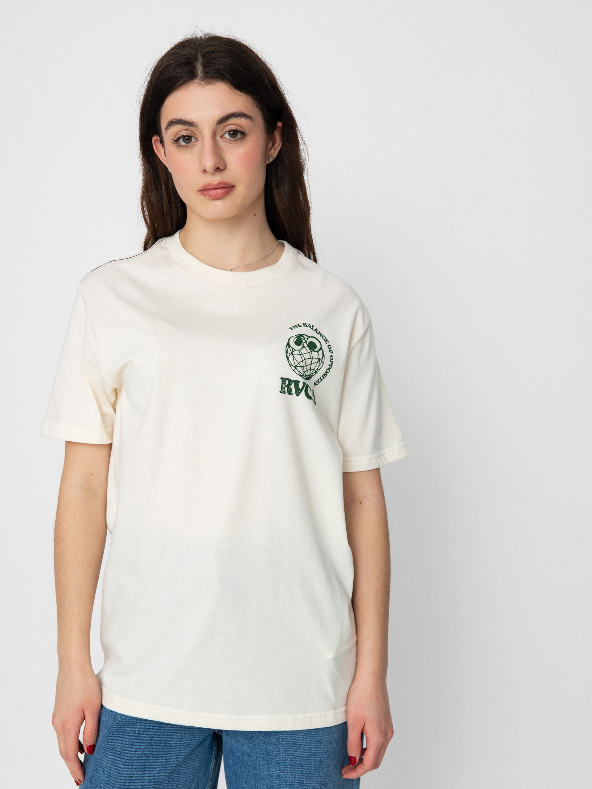 RVCA Pet Cactus T-shirt (antique white)
