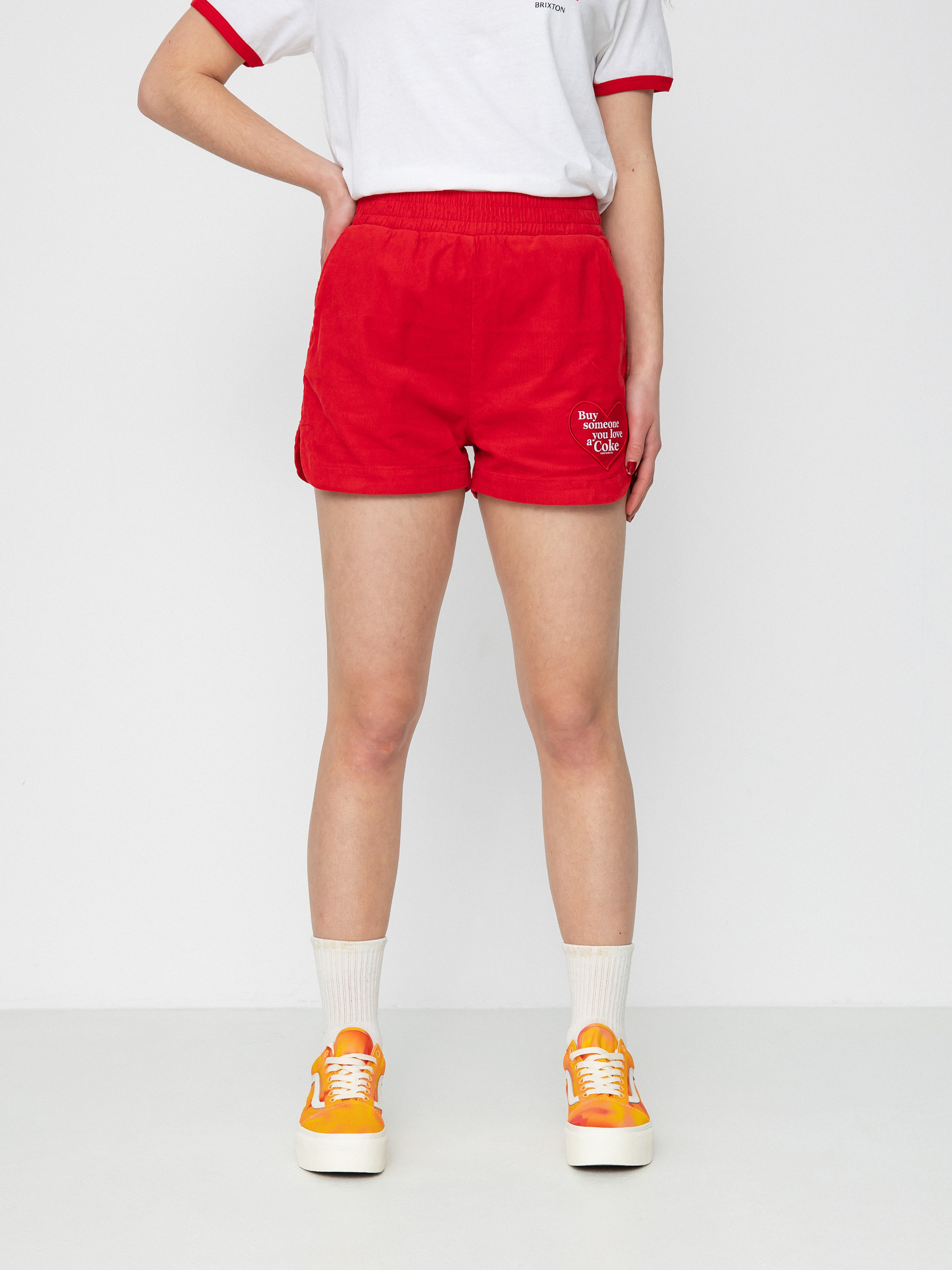 Brixton Coca-Cola Runner Shorts Wmn (cokered)