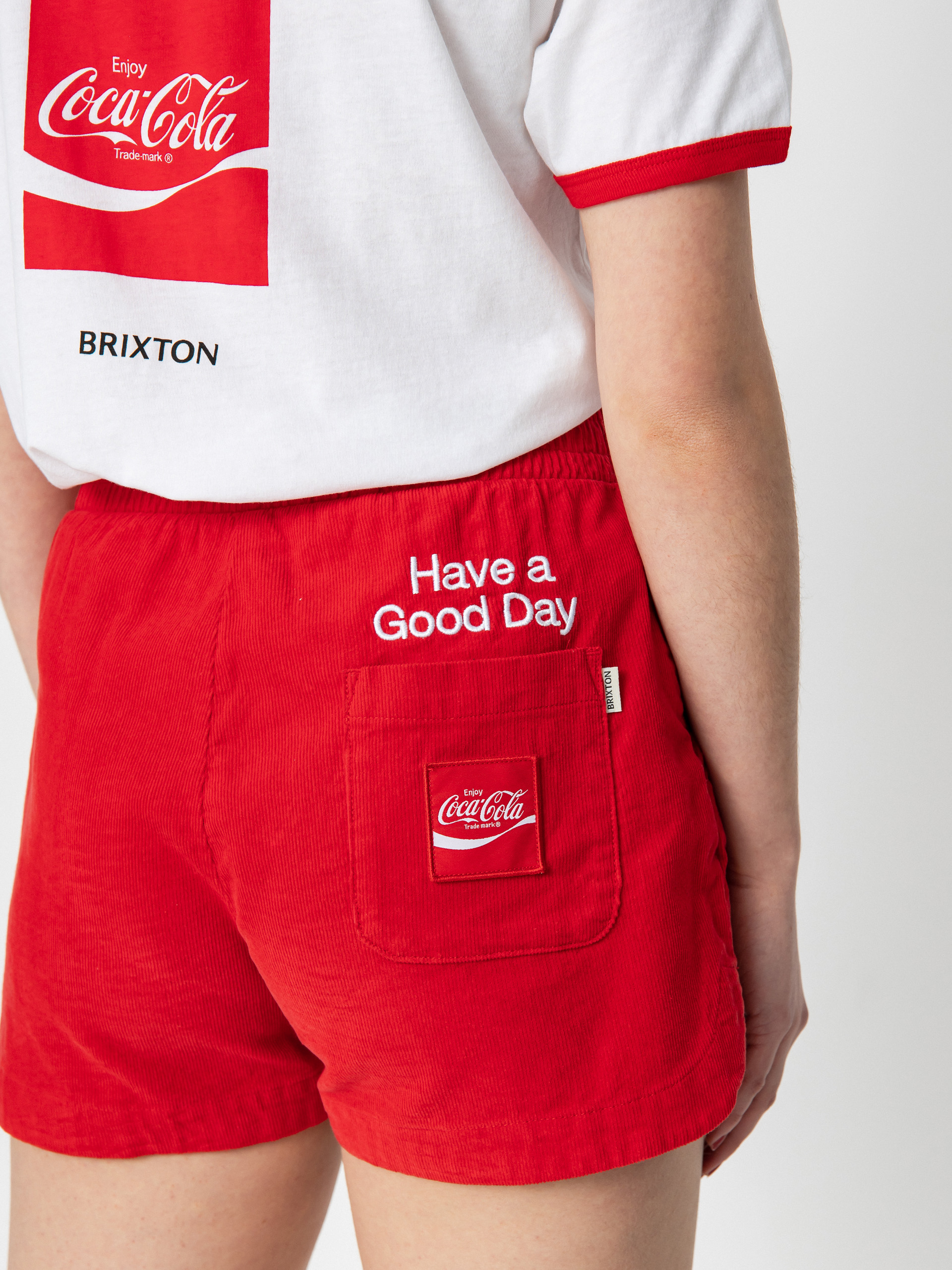 Brixton Coca-Cola Runner Shorts Wmn (cokered)