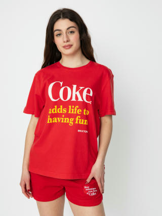 Brixton Coca-Cola Having Fun Vintage T-shirt Wmn (cokered)