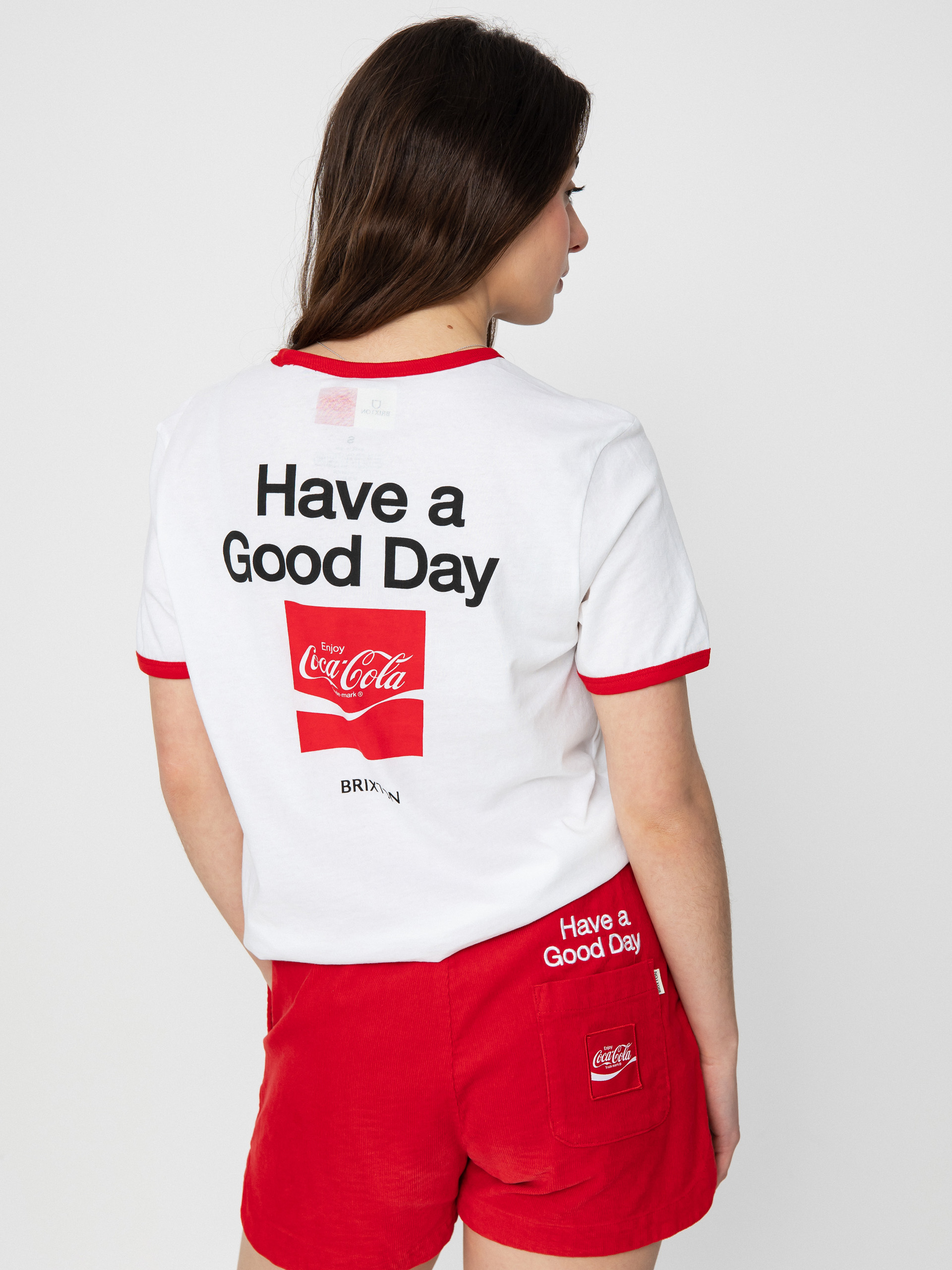 Brixton Coca-Cola Good Day Ringer T-shirt Wmn