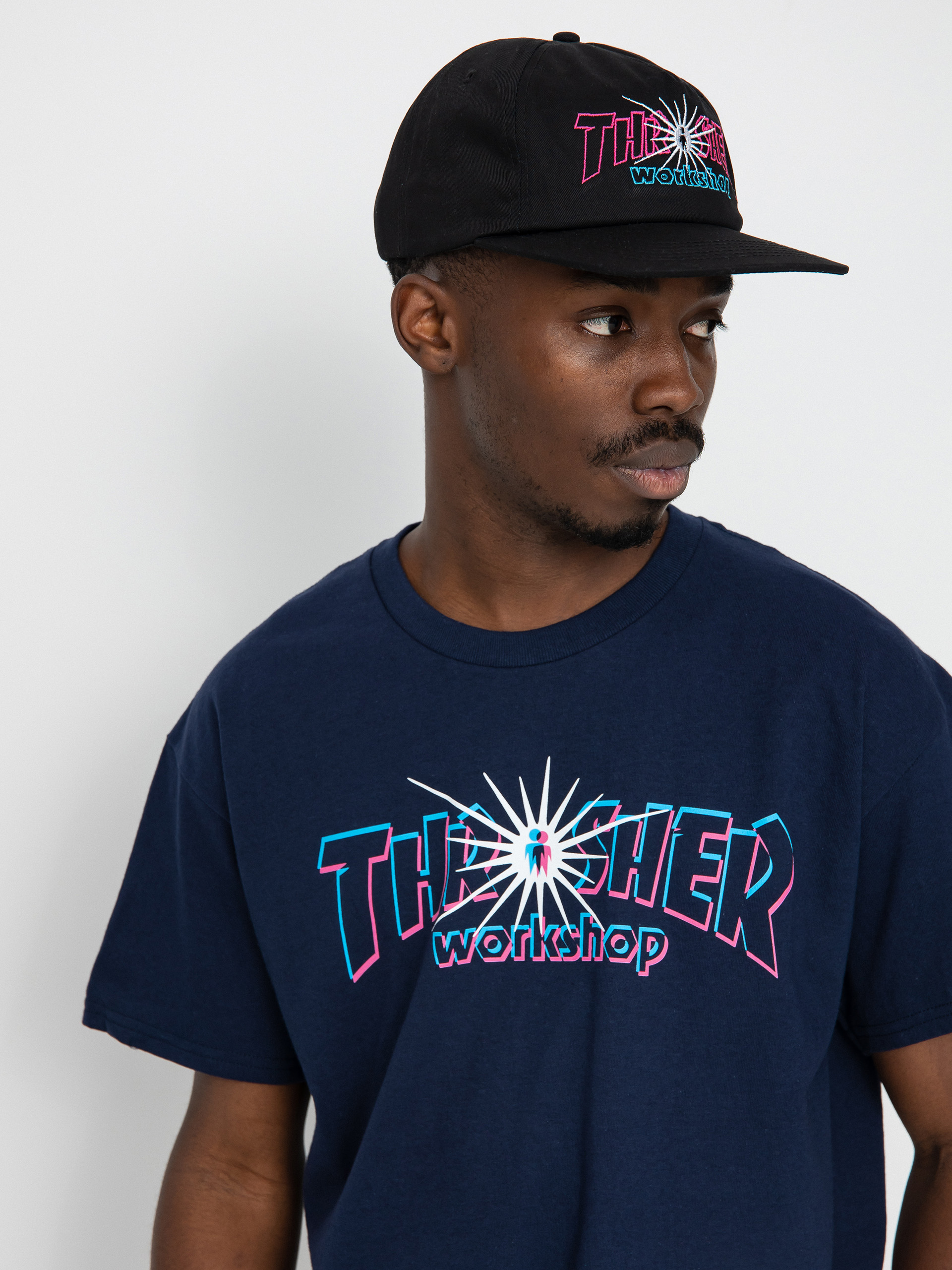 Thrasher X Alien Workshop Nova T-shirt - navy blue (navy)