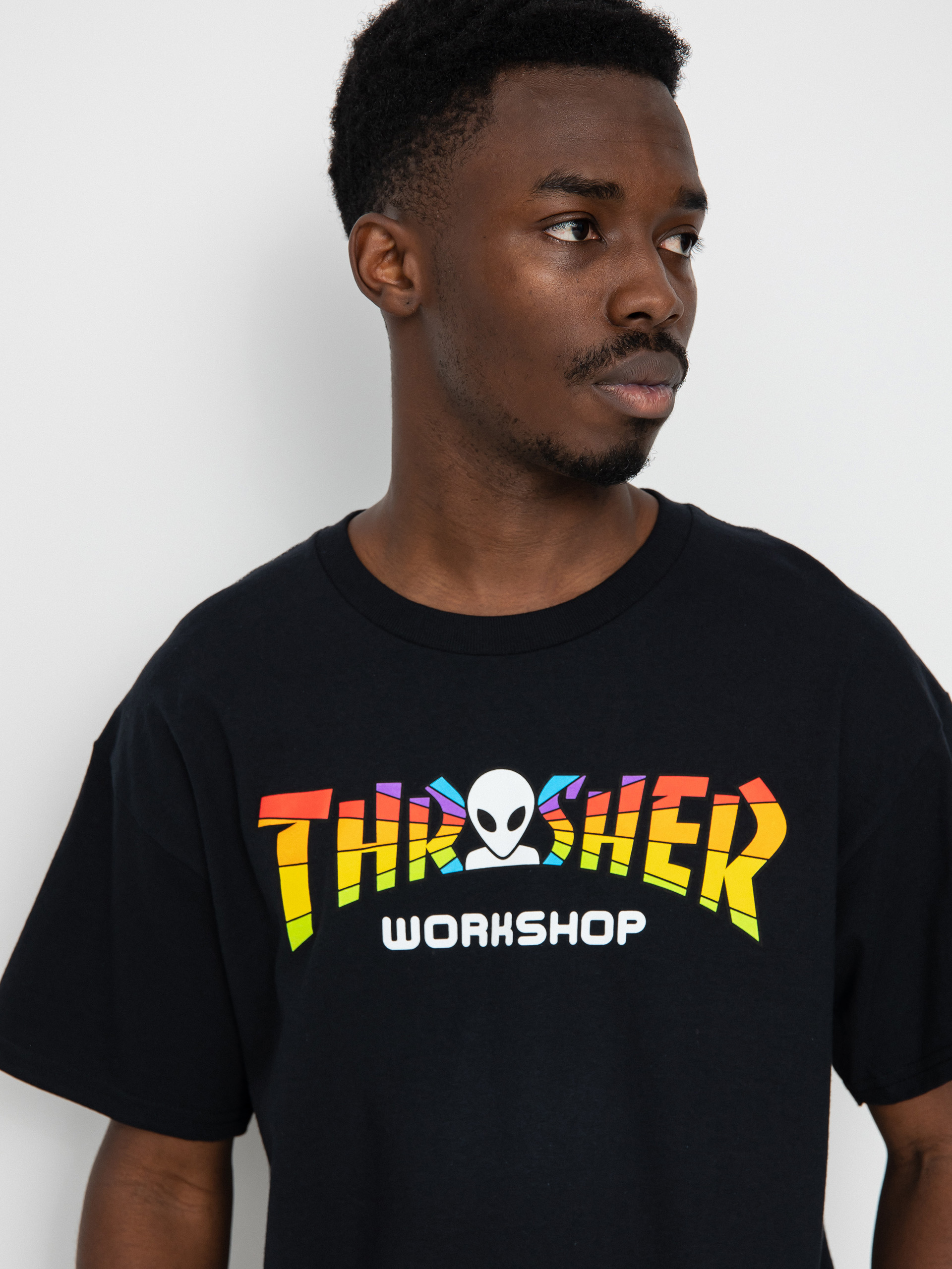 Thrasher X Alien Workshop Spectrum T-shirt (black)