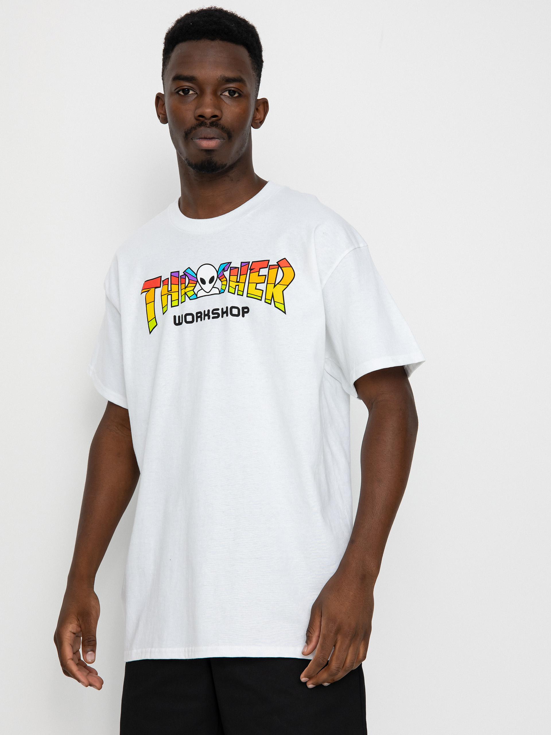 Thrasher X Alien Workshop Spectrum T-shirt (white)
